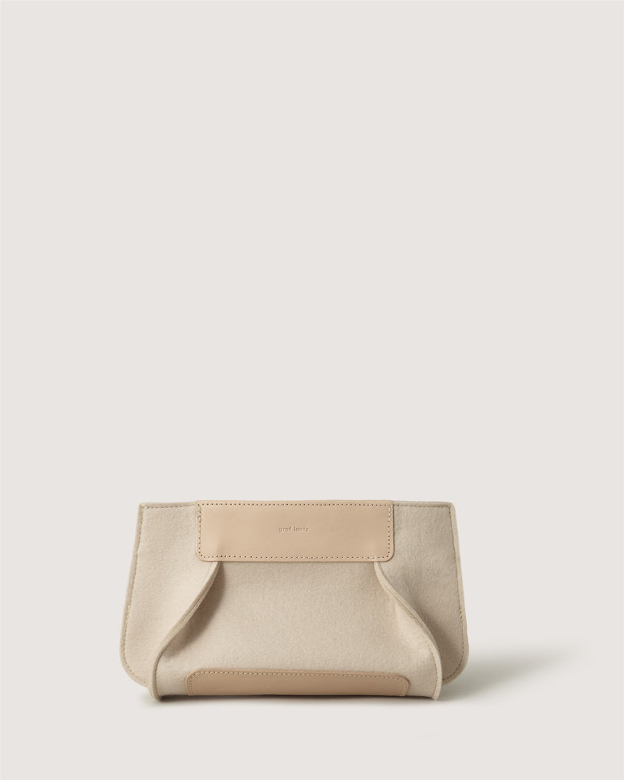 Frankie Merino Wool Clutch