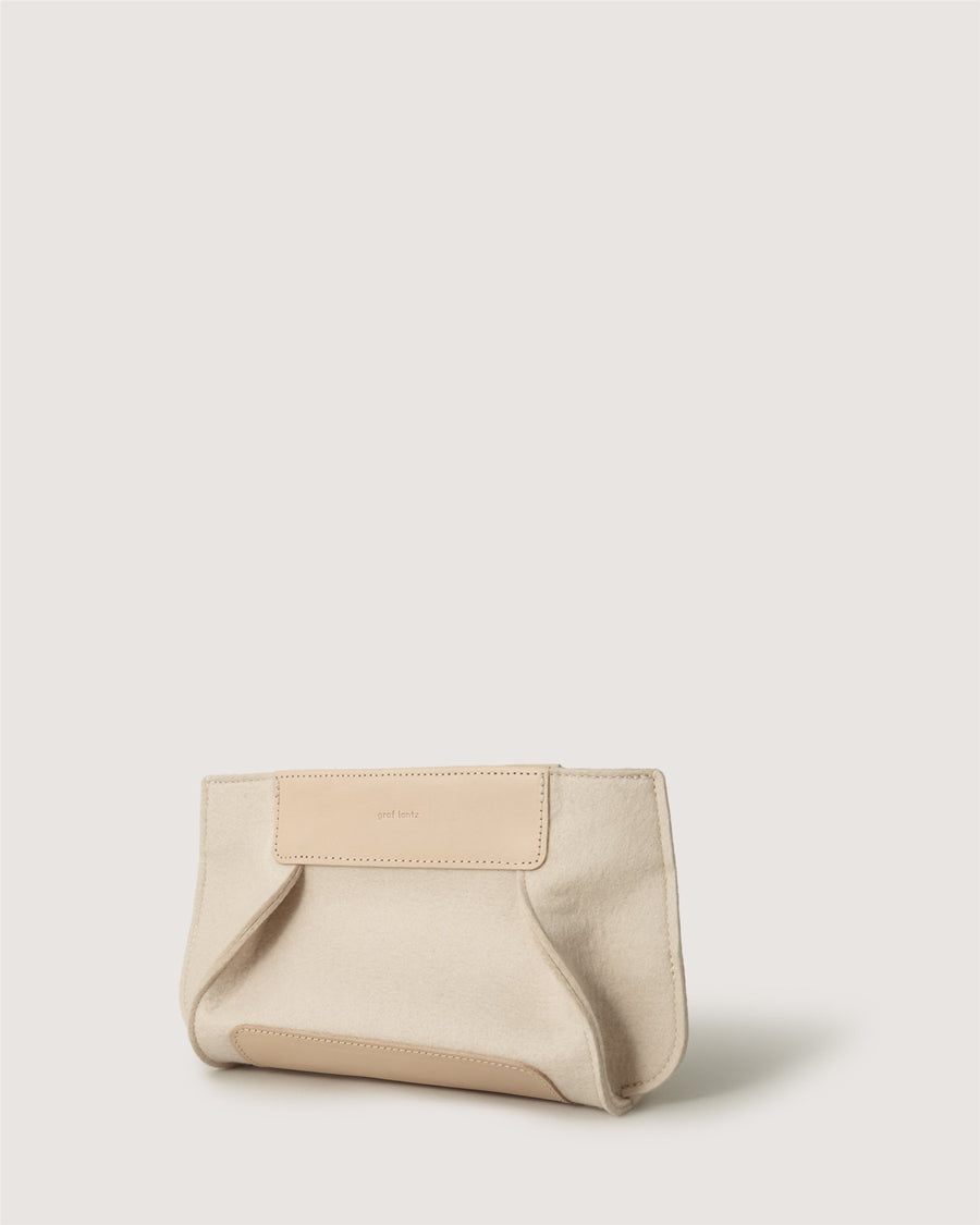 Frankie Merino Wool Clutch