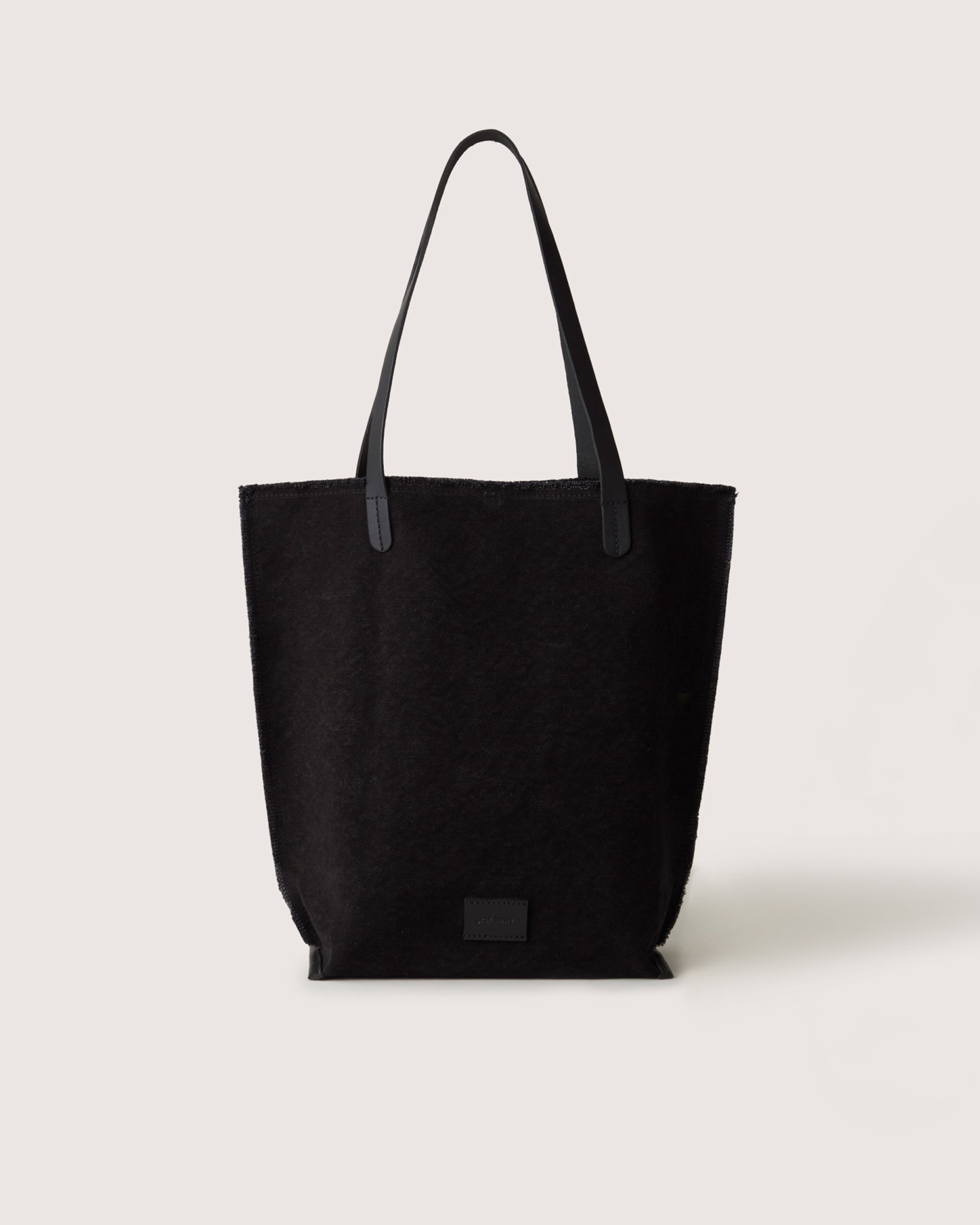 Hana Canvas Tote in Black Canvas | Graf Lantz