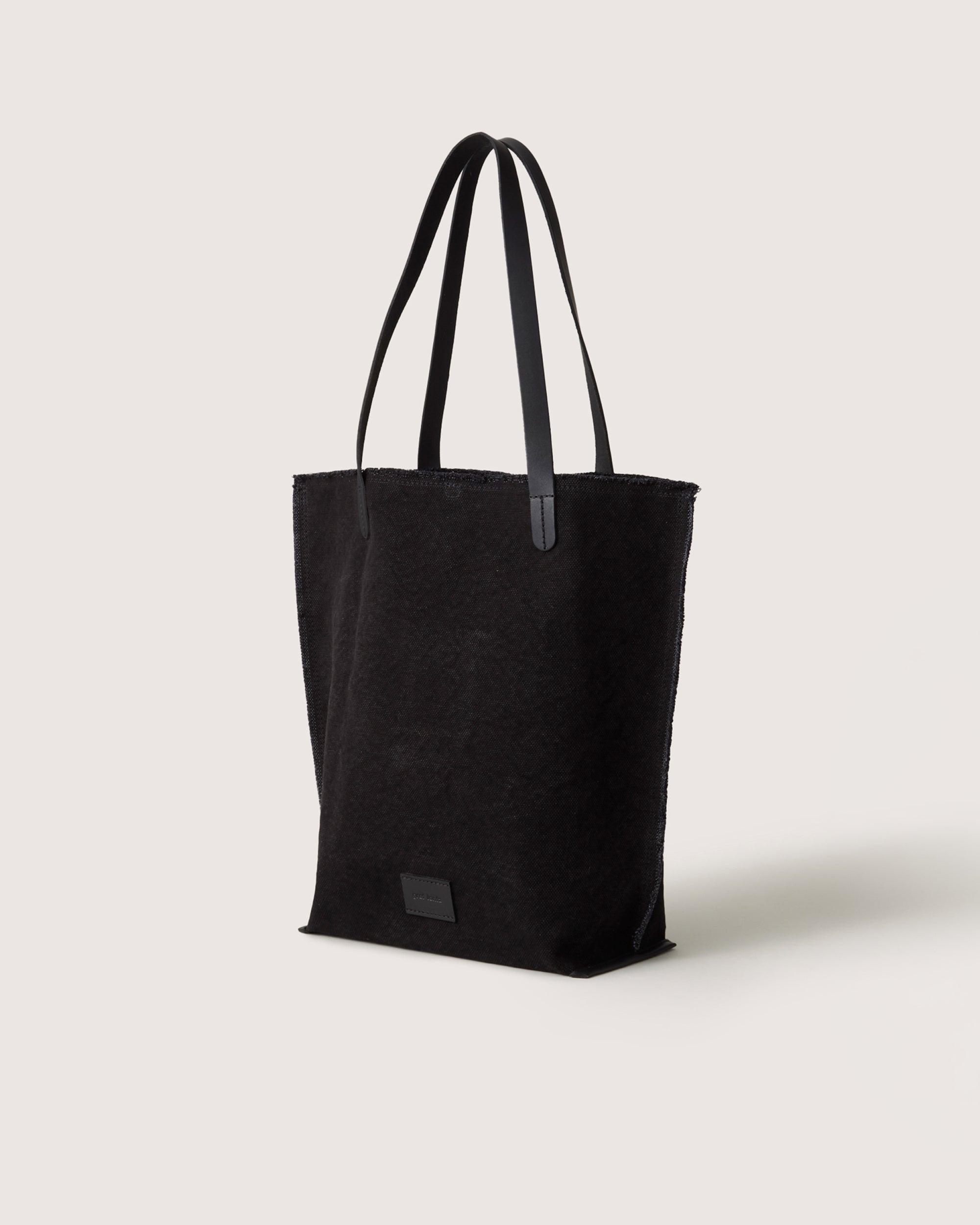 Hana Canvas Tote in Black Canvas | Graf Lantz