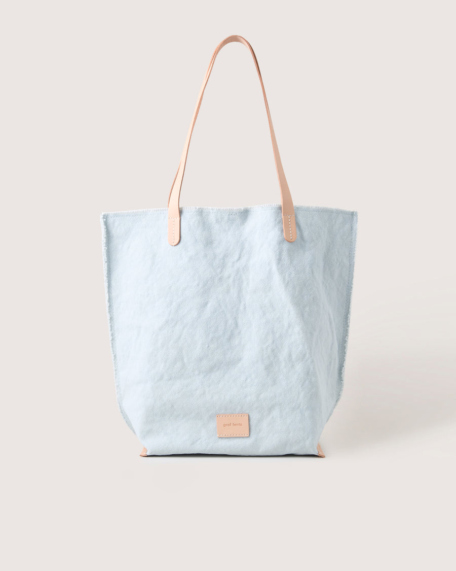 Hana 100% Hand Dyed Cotton Canvas Tote Bag in Horizon | Graf Lantz
