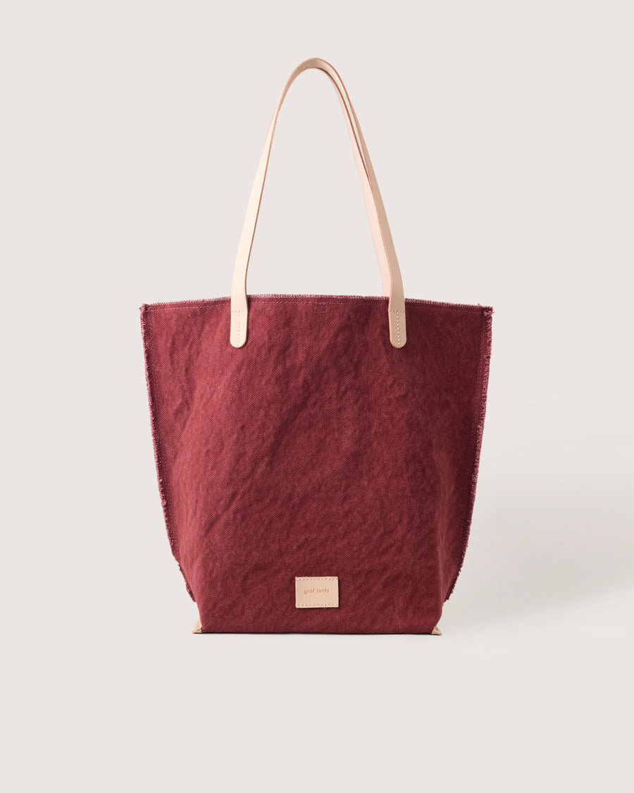 Hana 100% Hand Dyed Cotton Canvas Tote Bag in Horizon | Graf Lantz