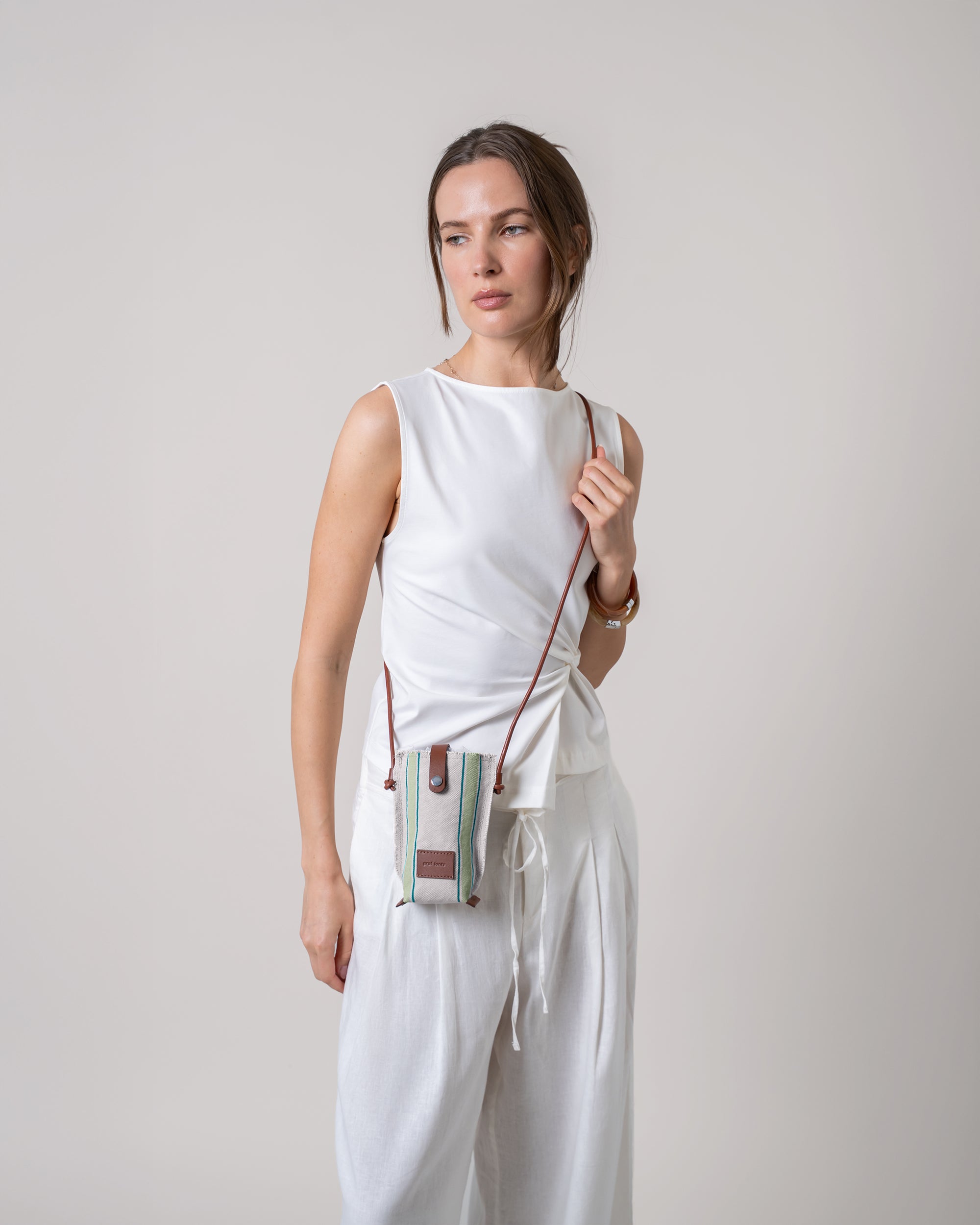 Hana Canvas Phone Crossbody
