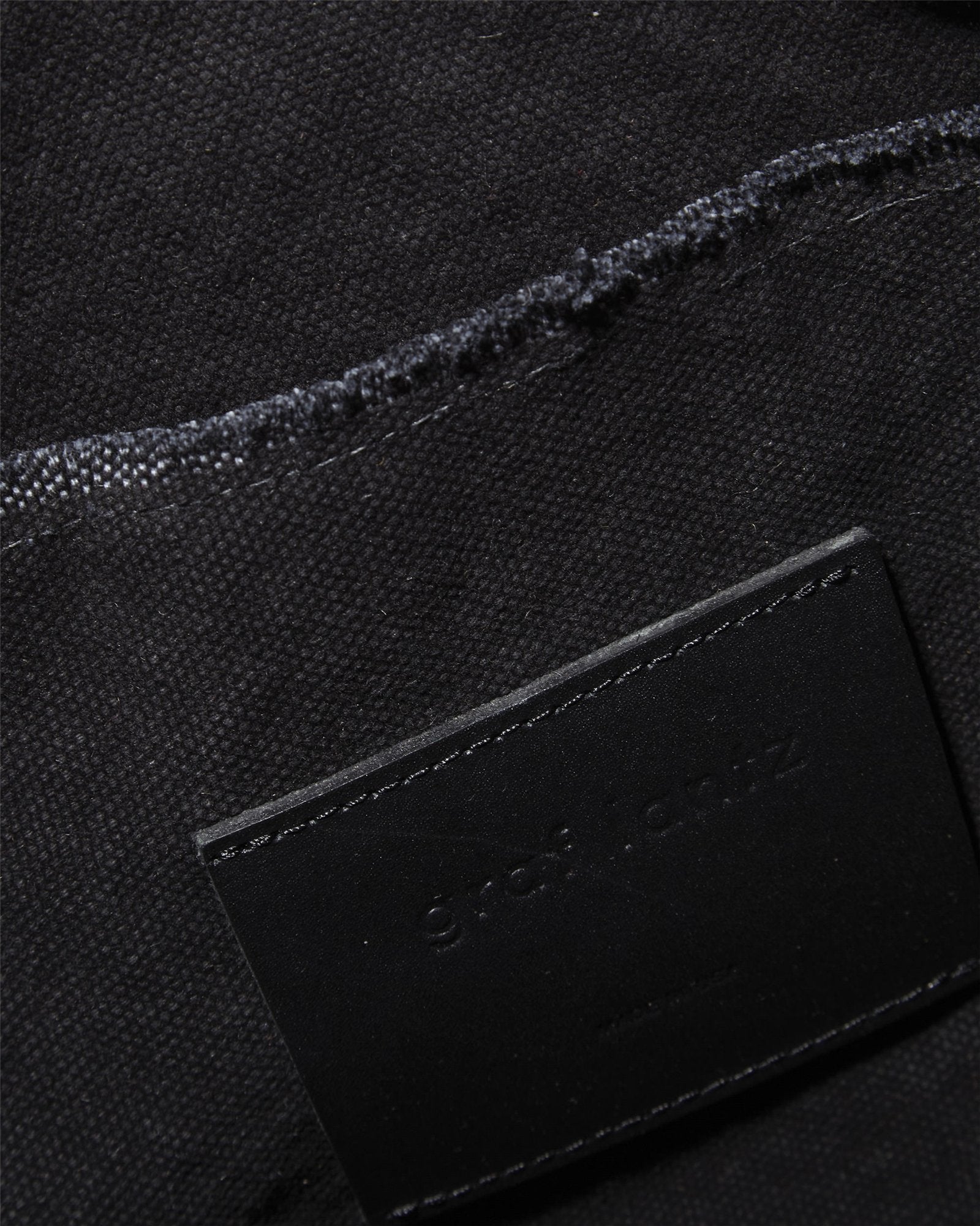 Hana Canvas Hobo Bag in Black Canvas