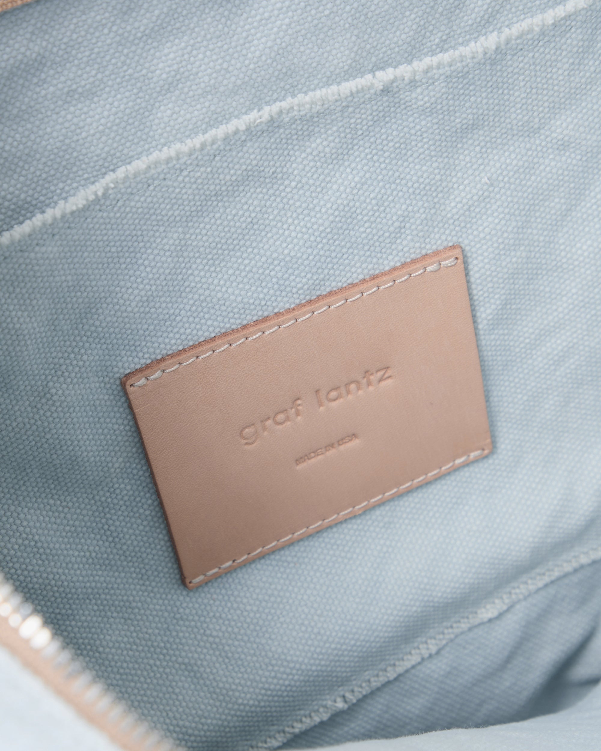 Hana Canvas Hobo Bag in Mist | Graf Lantz