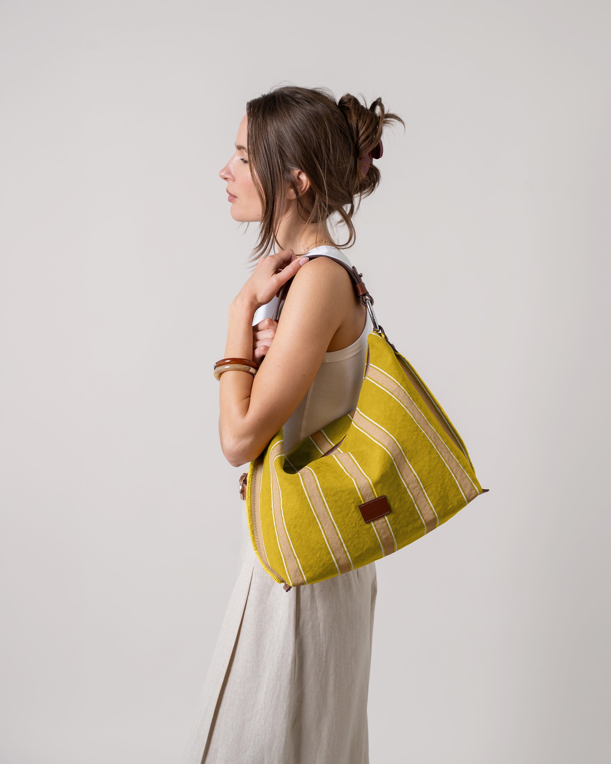 Hana Canvas Hobo Bag