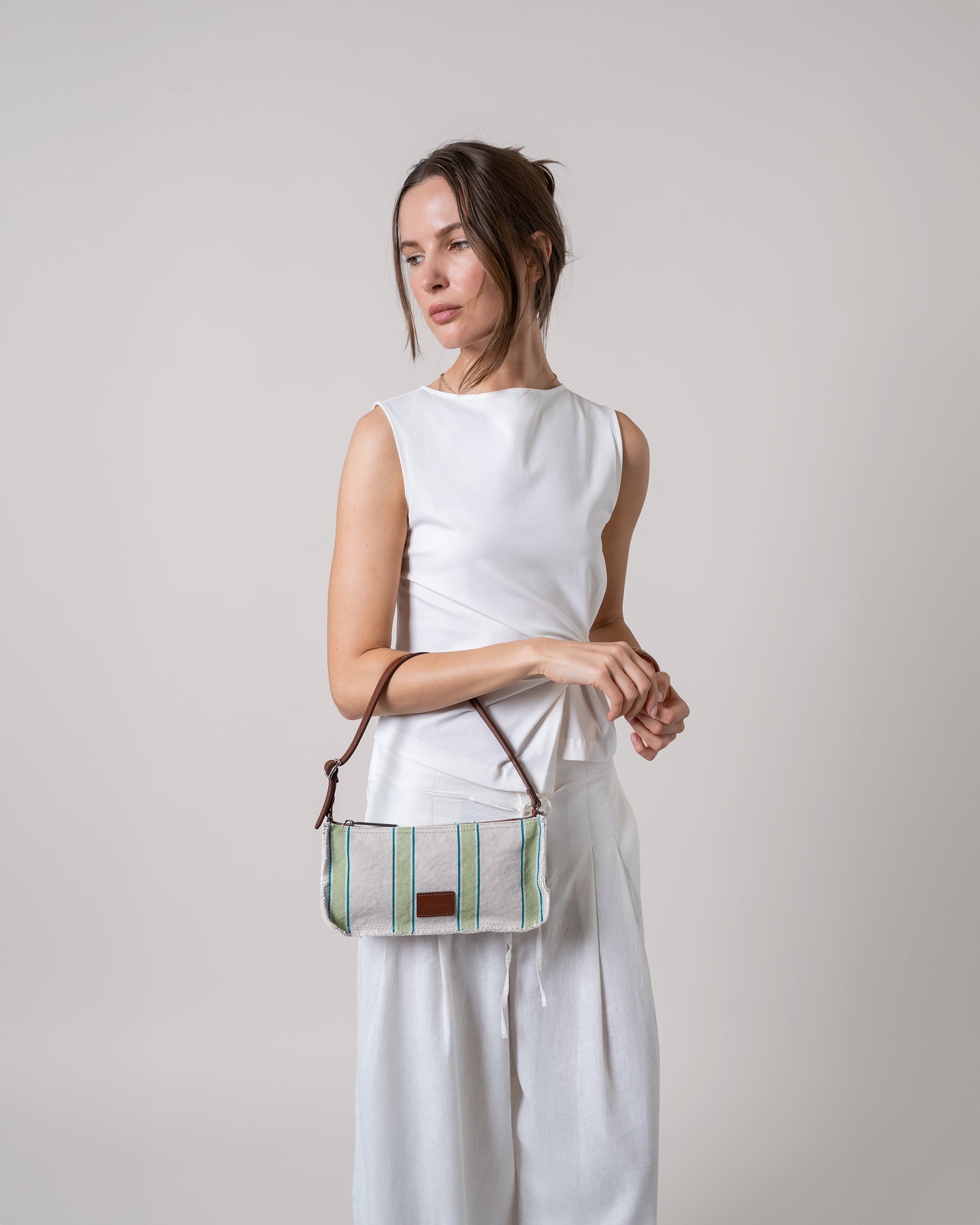 Hana Canvas Shoulder Bag