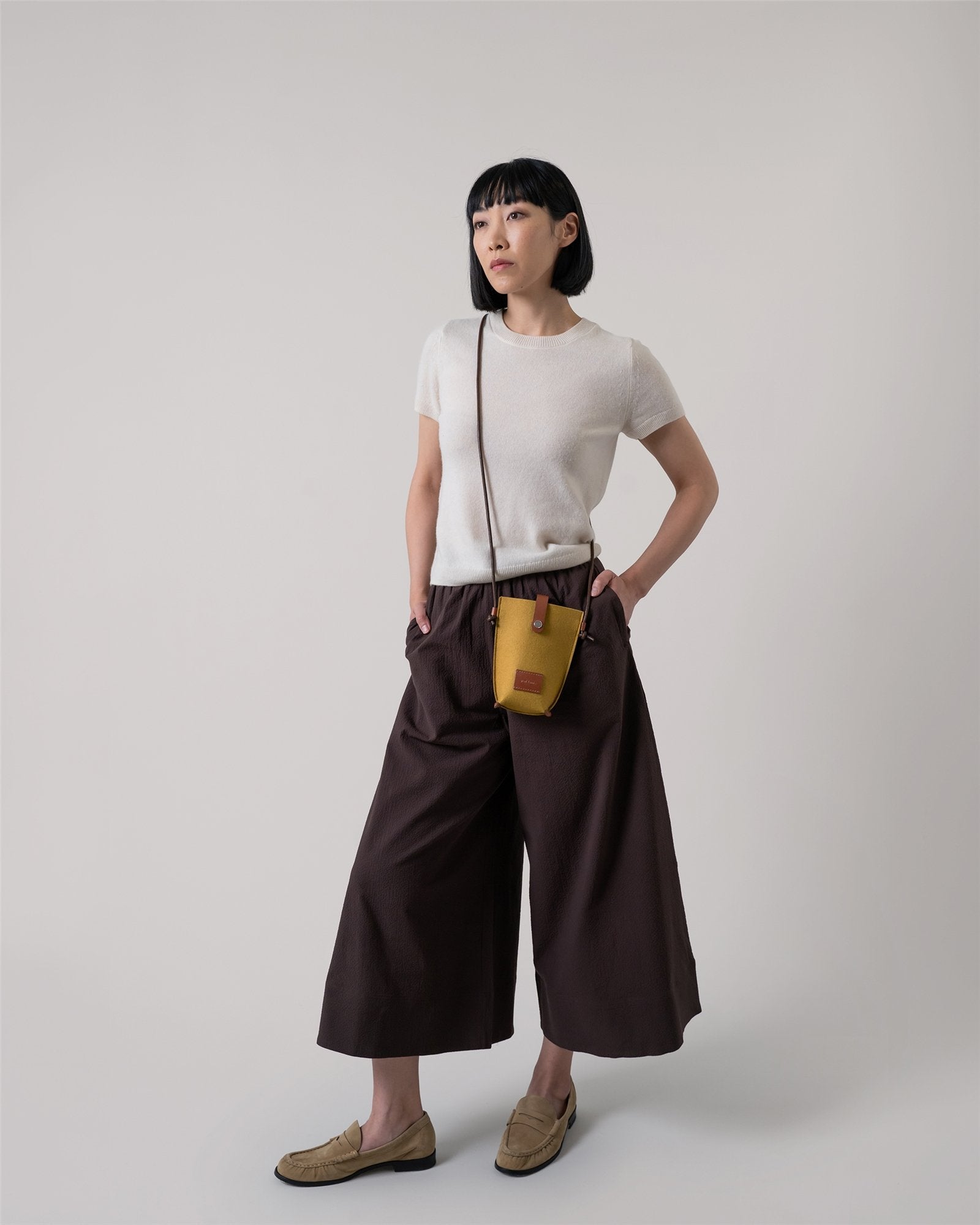 Hana Merino Wool Phone Crossbody