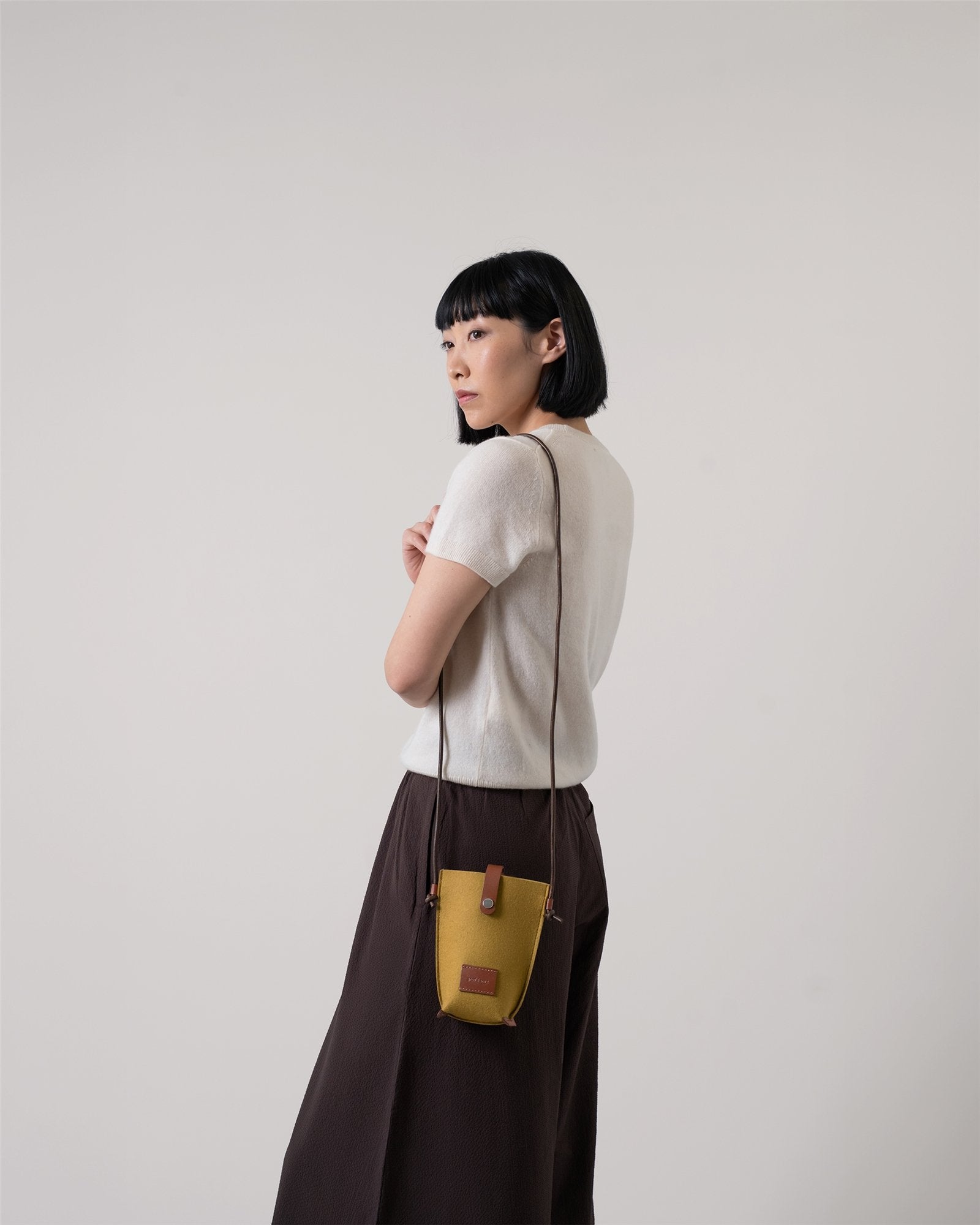 Hana Merino Wool Phone Crossbody