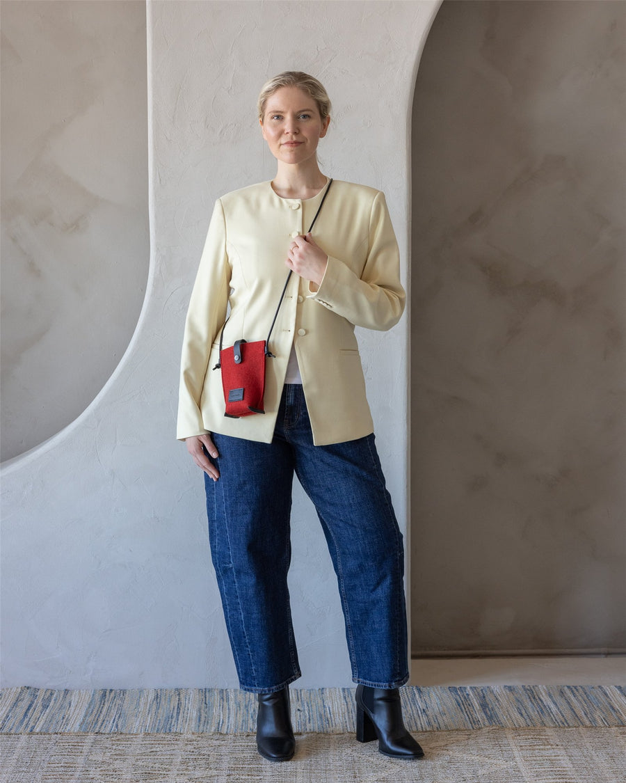 Hana Merino Wool Phone Crossbody