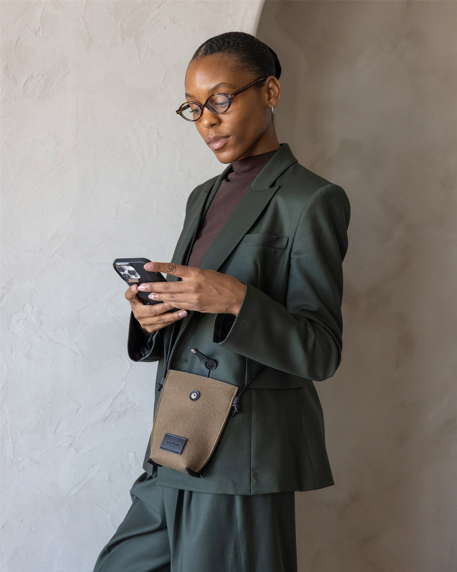 Hana Merino Wool Phone Crossbody