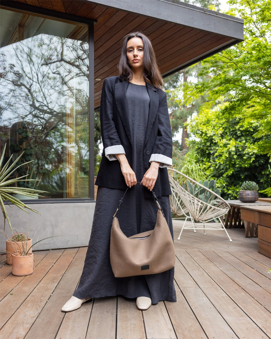 Hana Merino Wool Hobo Bag