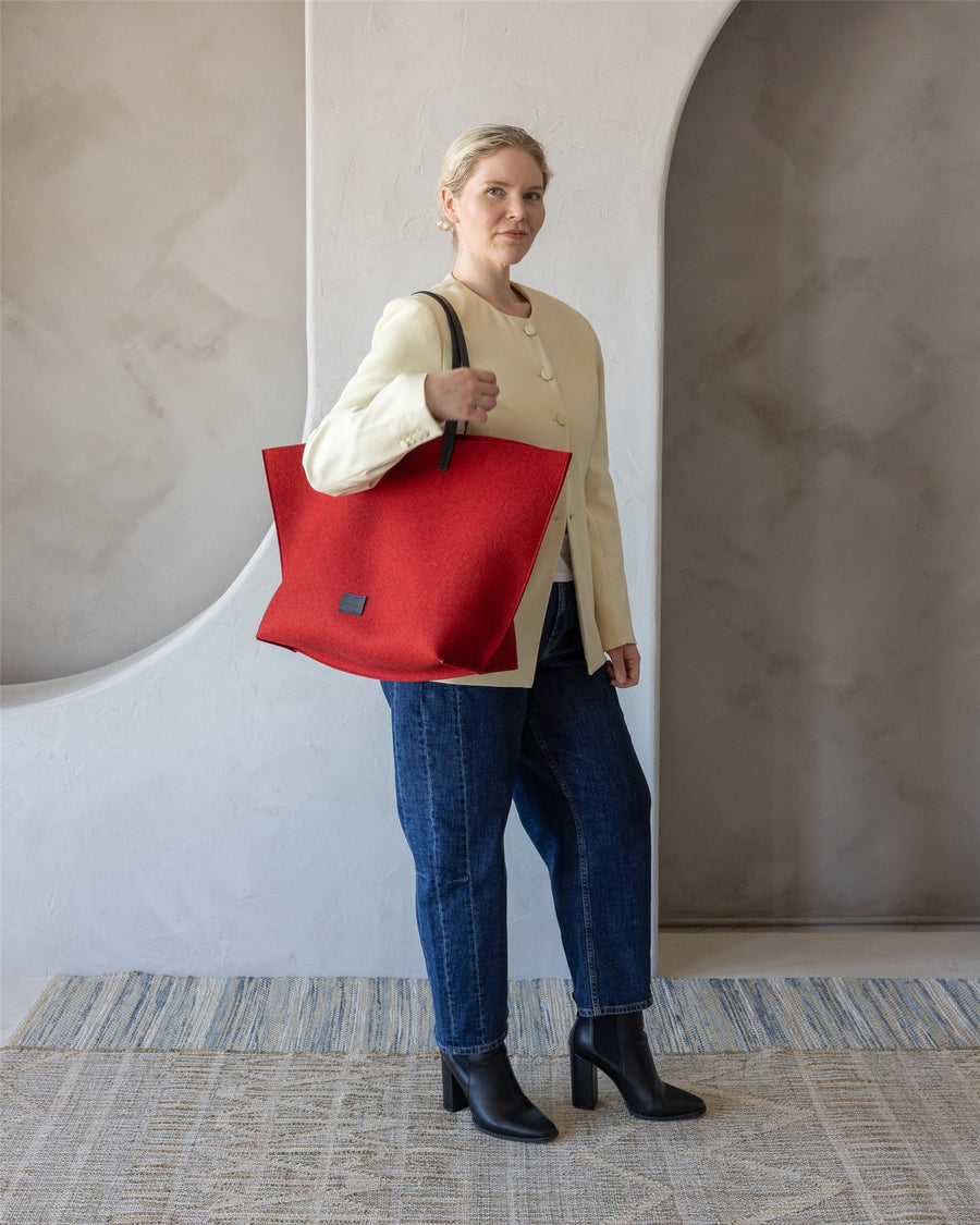 Hana Merino Wool Boat Bag