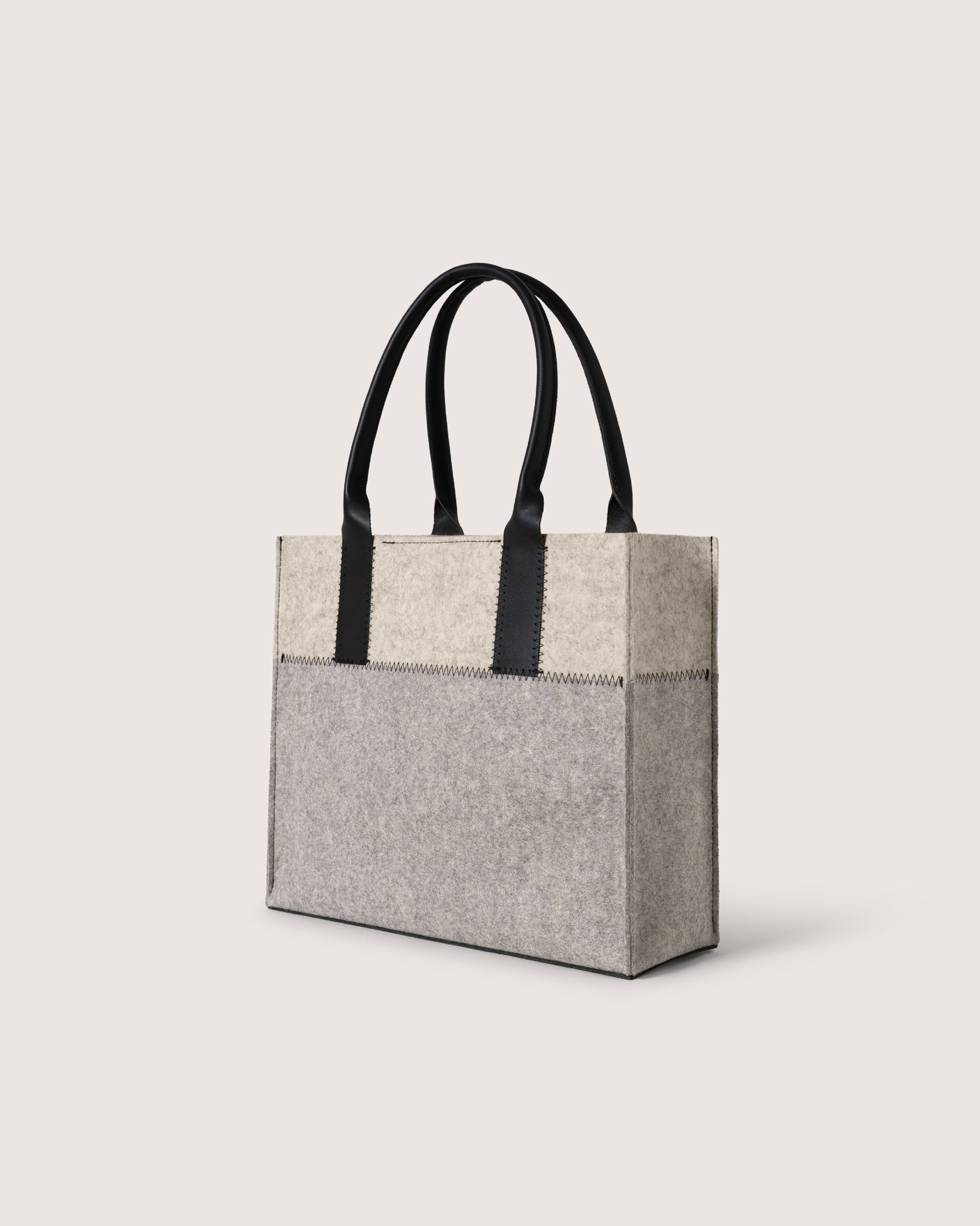 Jaunt Merino Wool Small Tote in Granite/Black | Graf Lantz