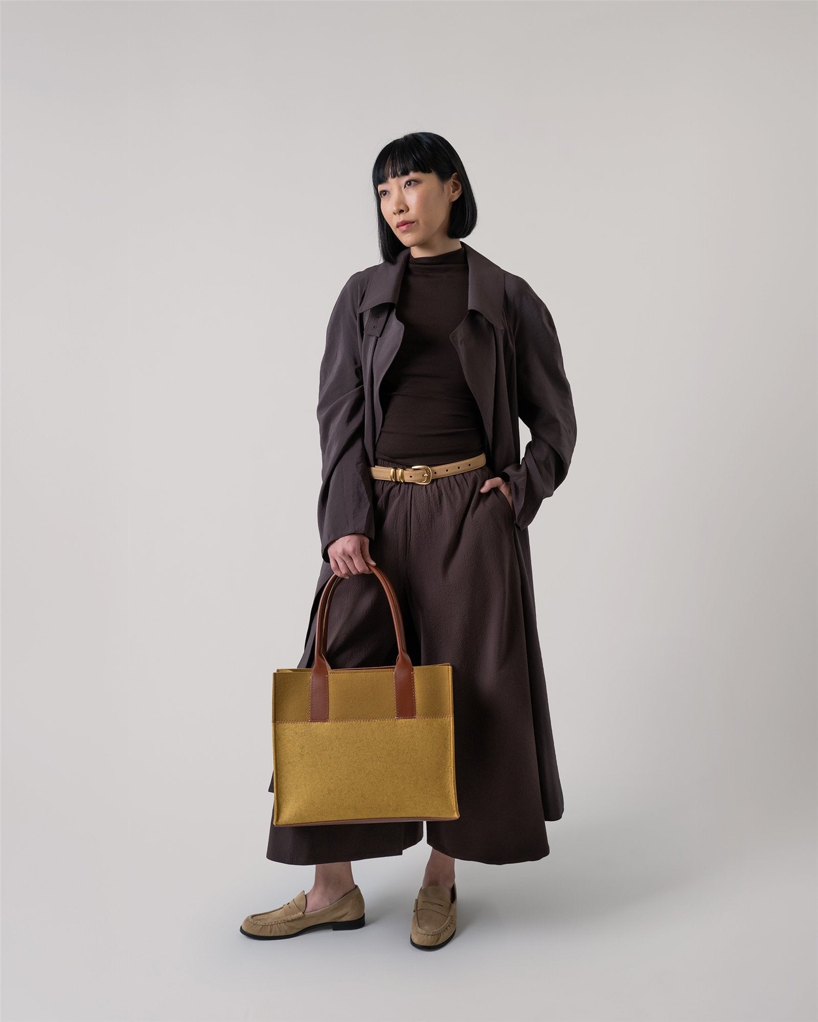 Jaunt Merino Wool Midi Tote
