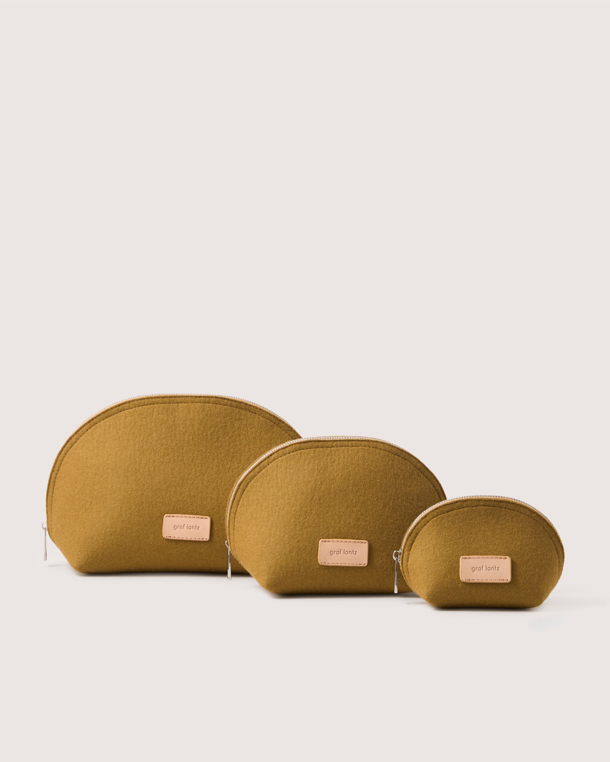 Pochi Merino Wool Large Pouch Set