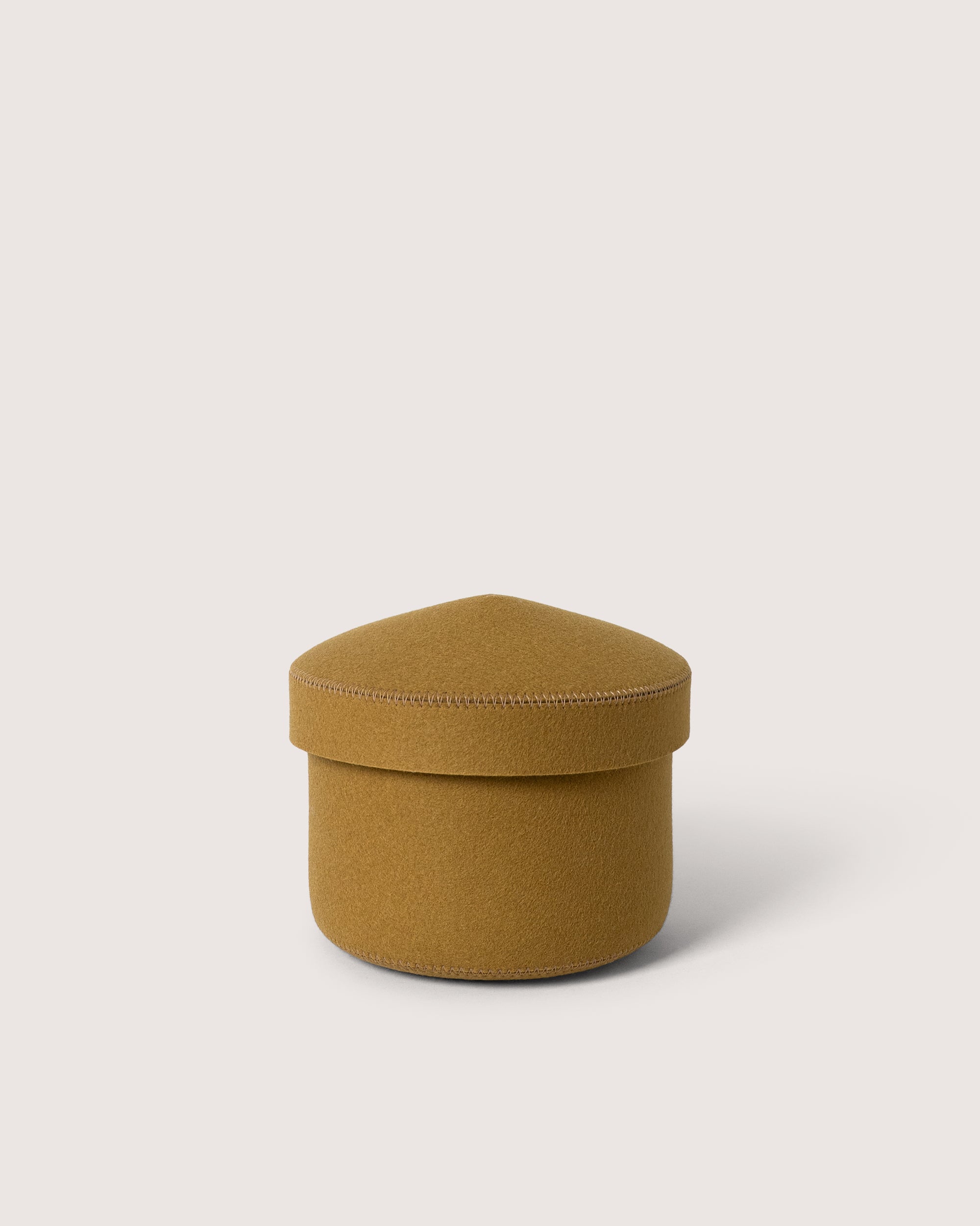 Merino Wool Small Bin w/ Lid