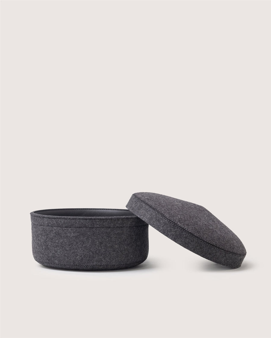 Merino Wool Medium Bin w/ Lid