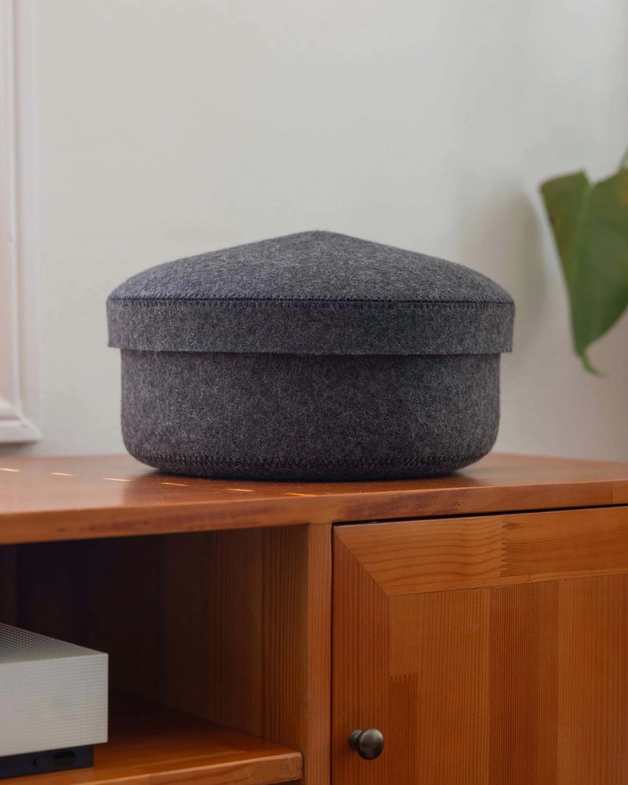 Merino Wool Medium Bin w/ Lid
