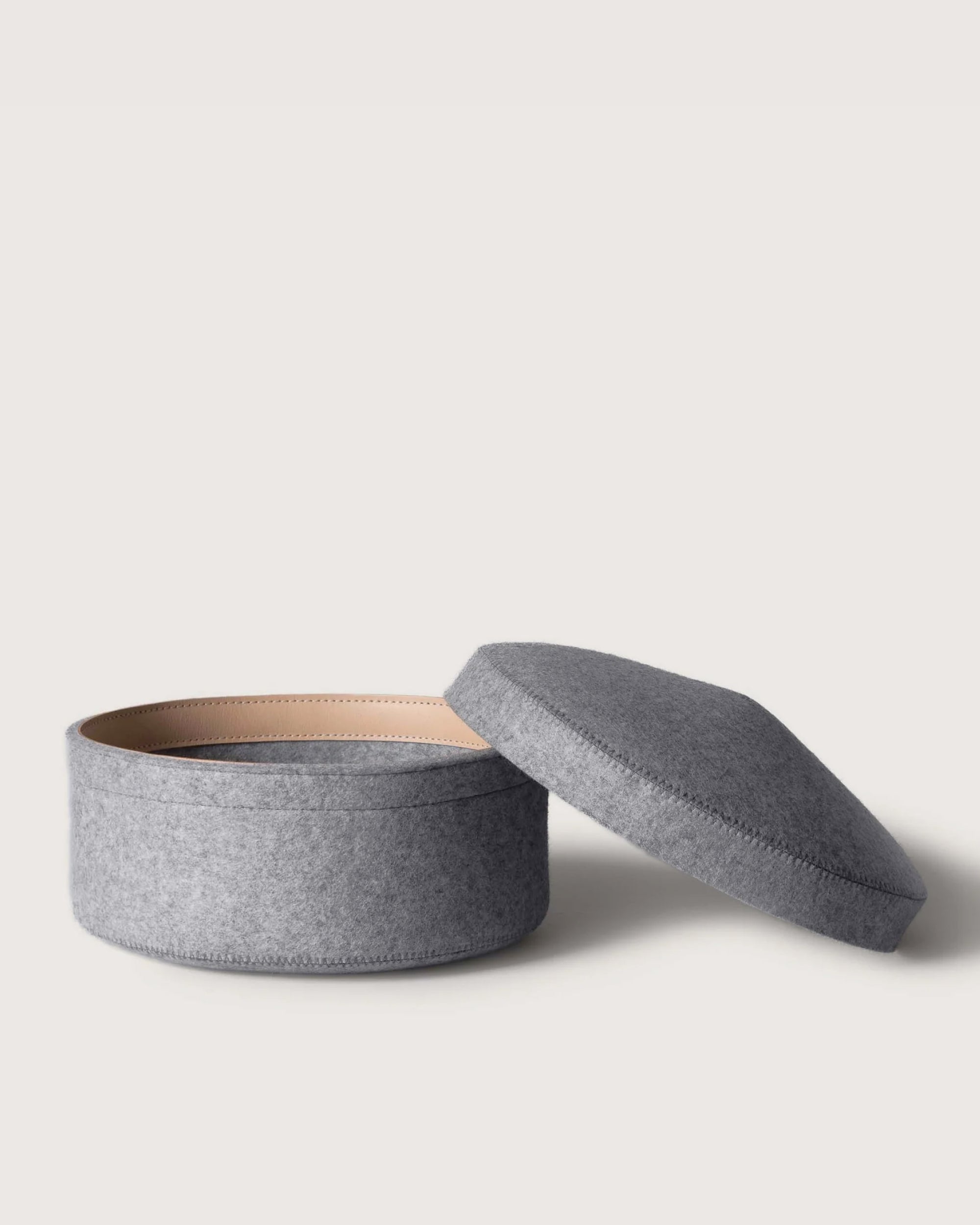 Merino Wool Medium Bin w/ Lid