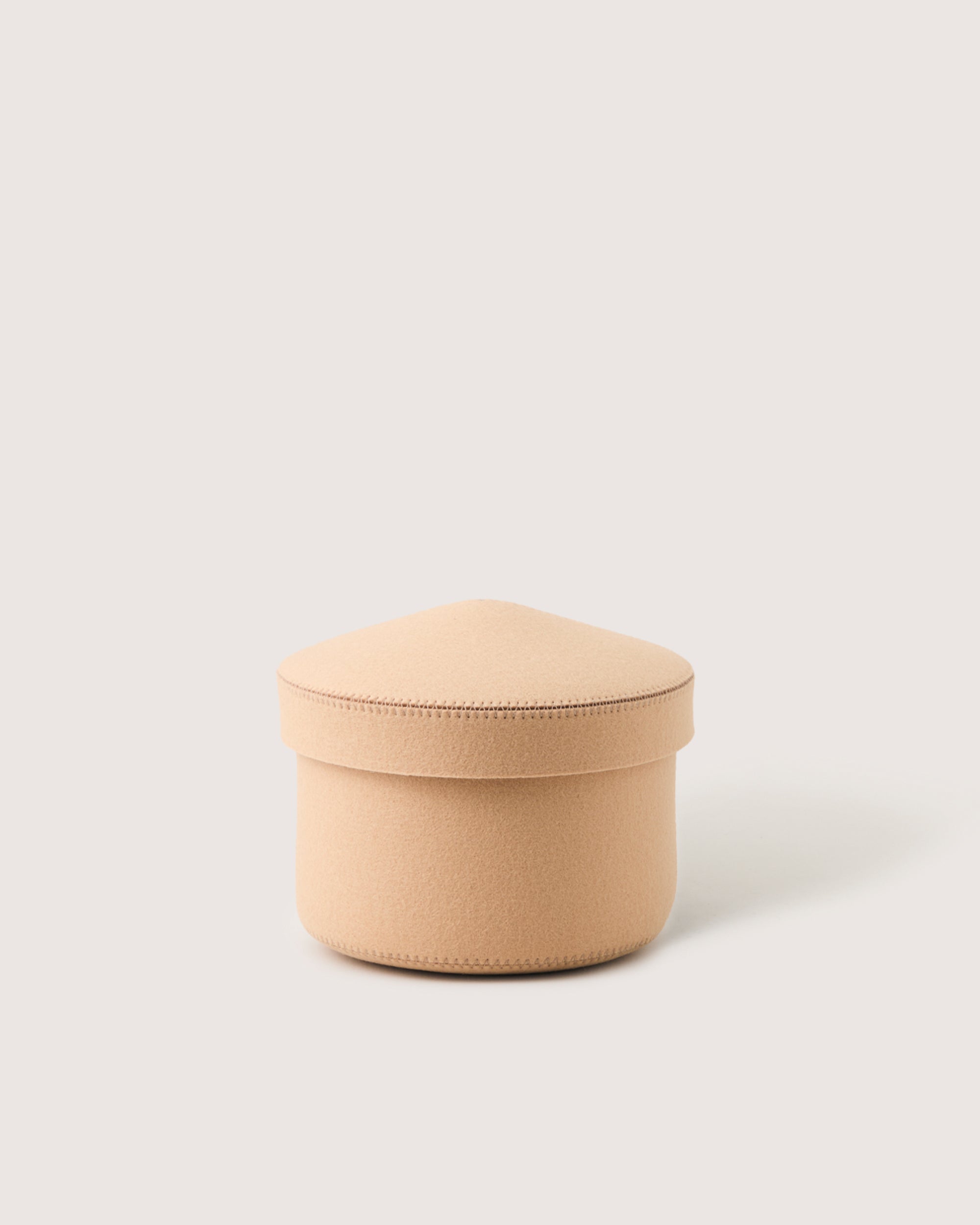 Merino Wool Small Bin w/ Lid