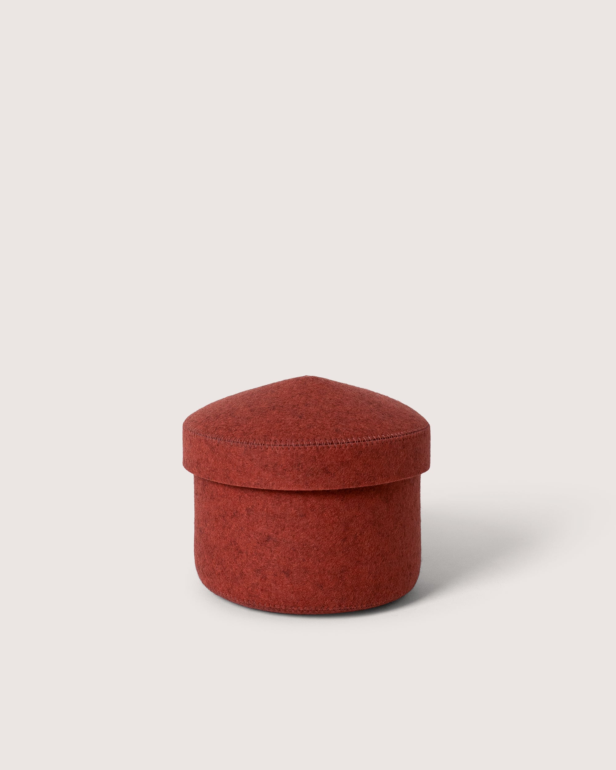 Merino Wool Small Bin w/ Lid