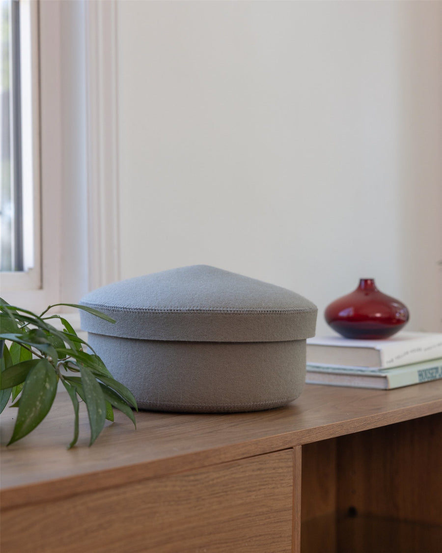 Merino Wool Medium Bin w/ Lid