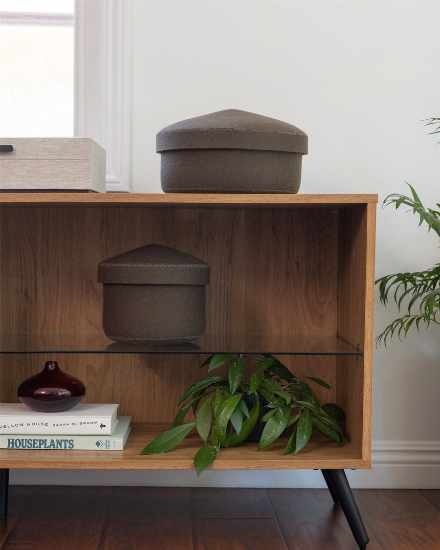 Merino Wool Medium Bin w/ Lid