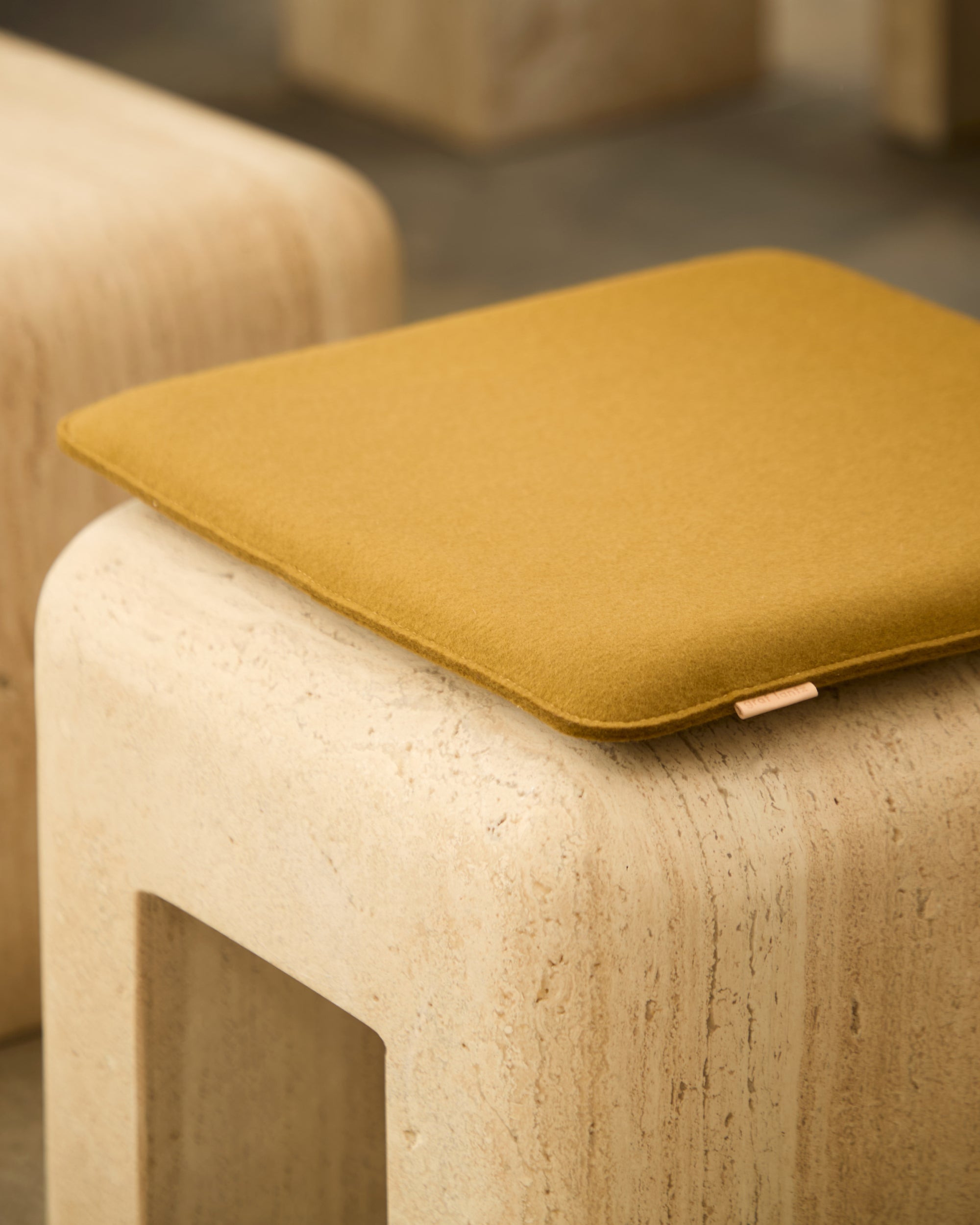 Zabuton Merino Wool Square Seat Cushion