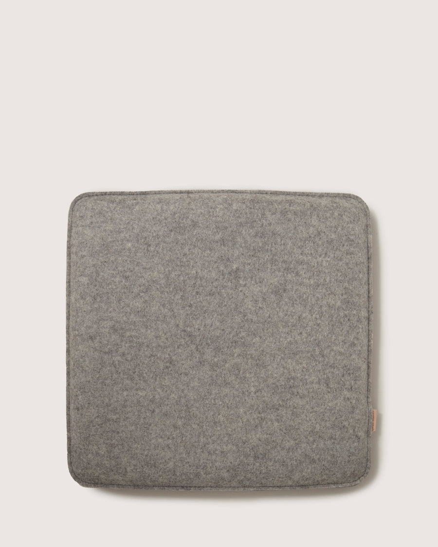 granite merino wool seat cushion