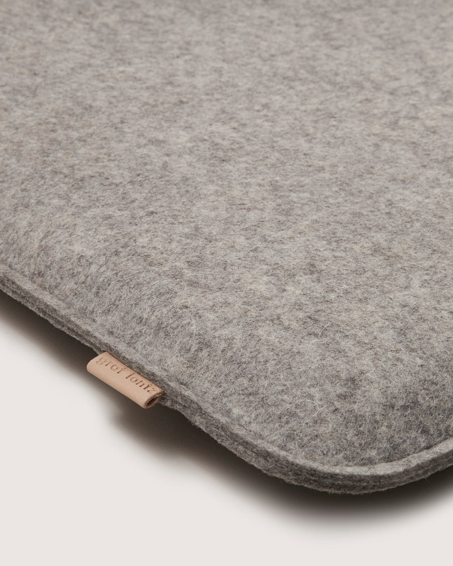 granite merino wool seat cushion