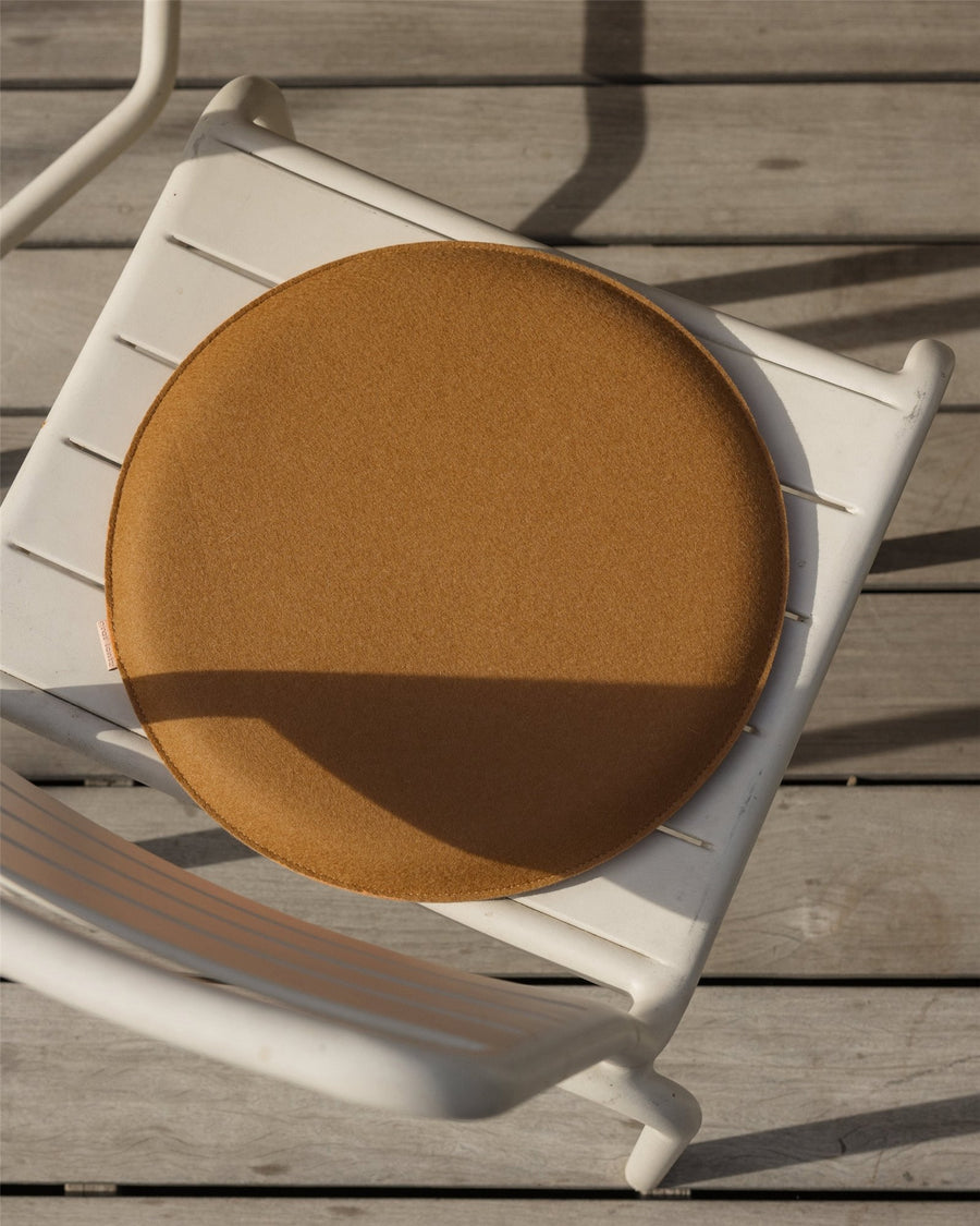 Zabuton Merino Wool Round Seat Cushion