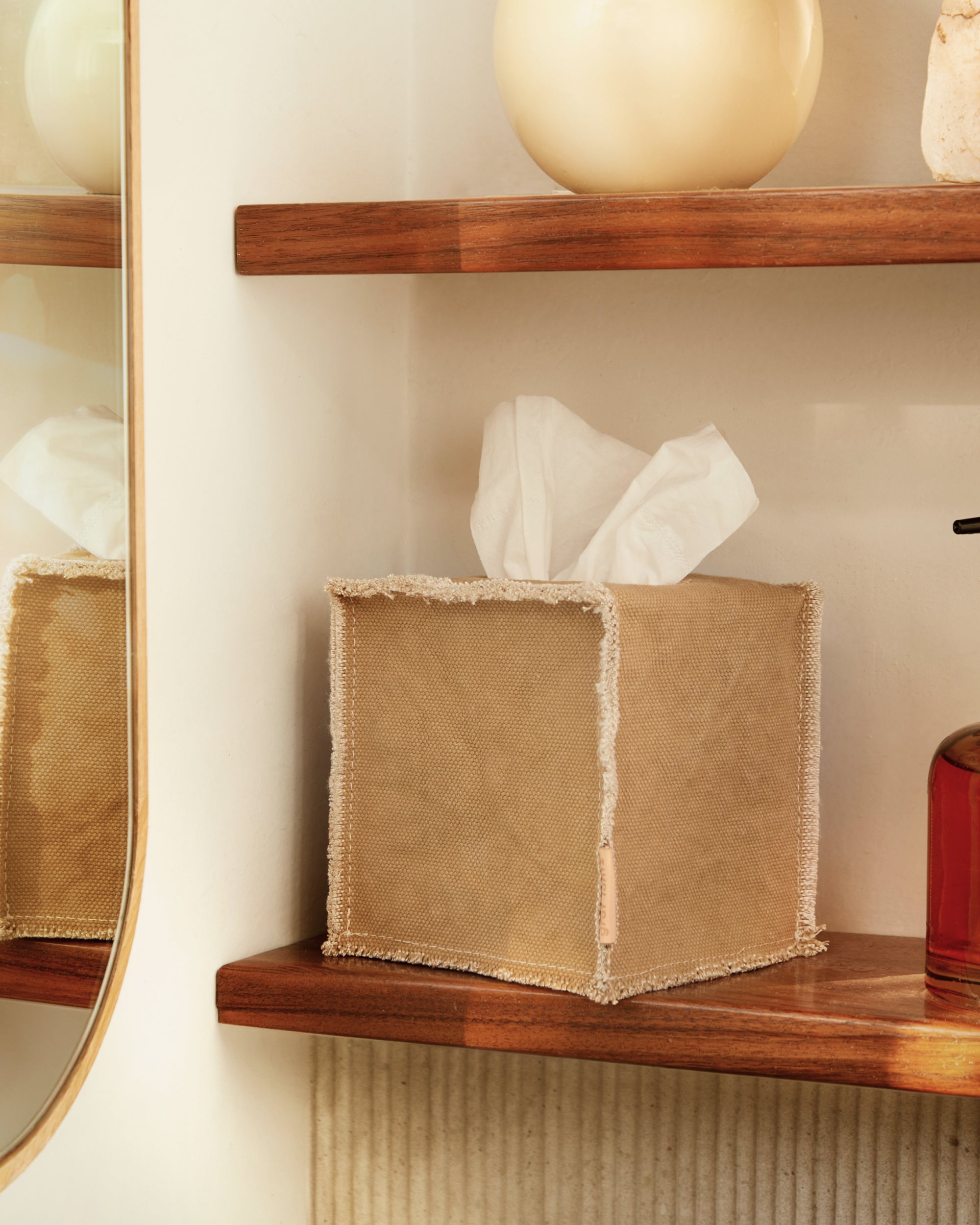 Canvas Tissue Box Cover