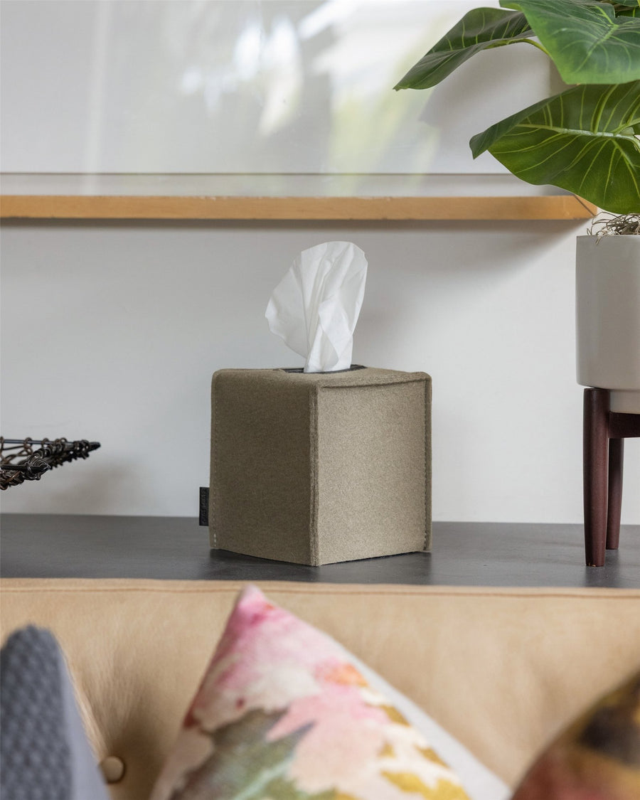 Merino Wool Small Tissue Box Cover