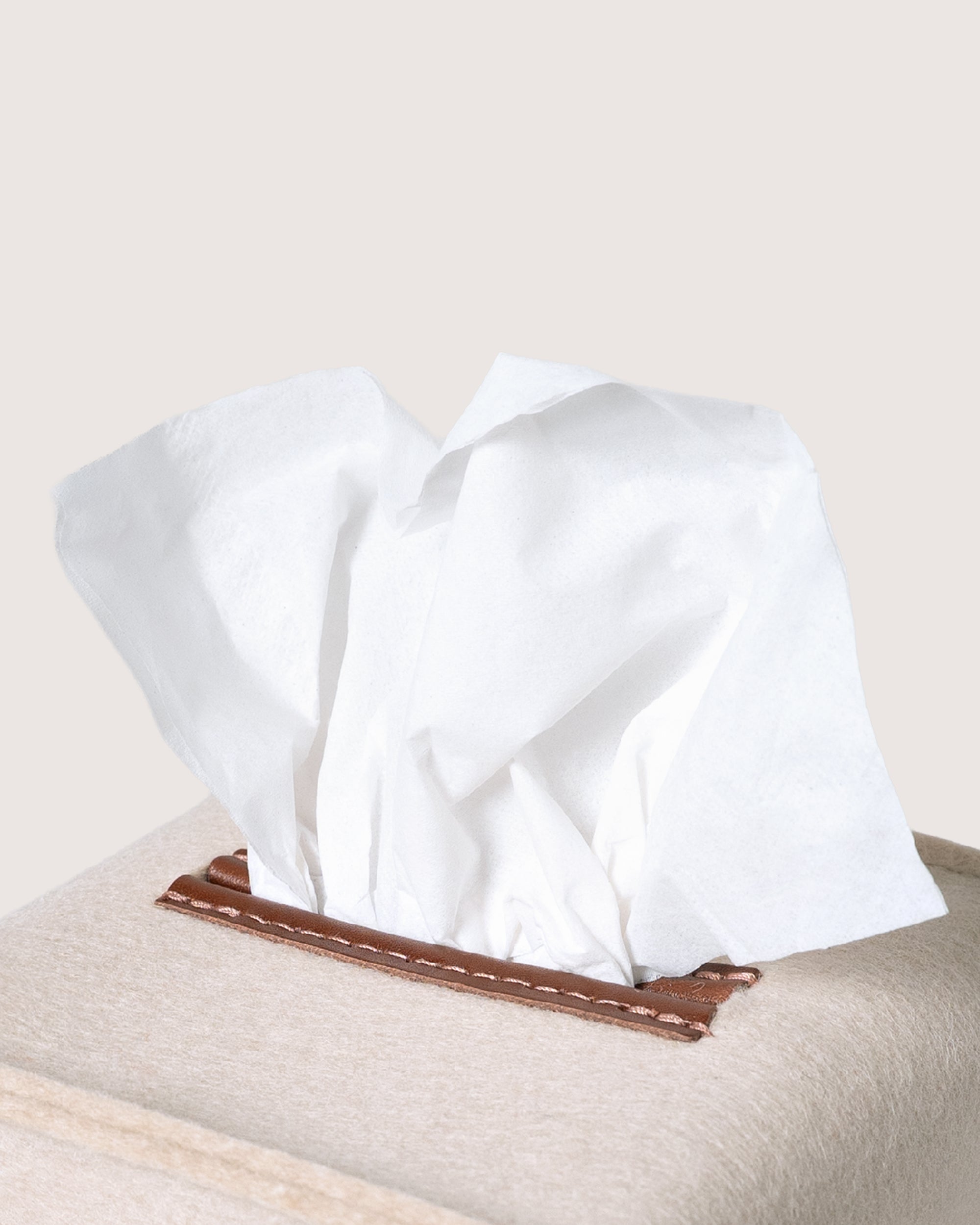 Merino Wool Small Tissue Box Cover