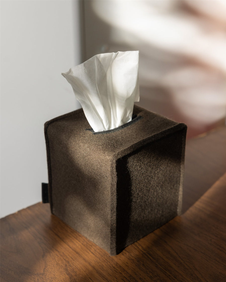 Merino Wool Small Tissue Box Cover