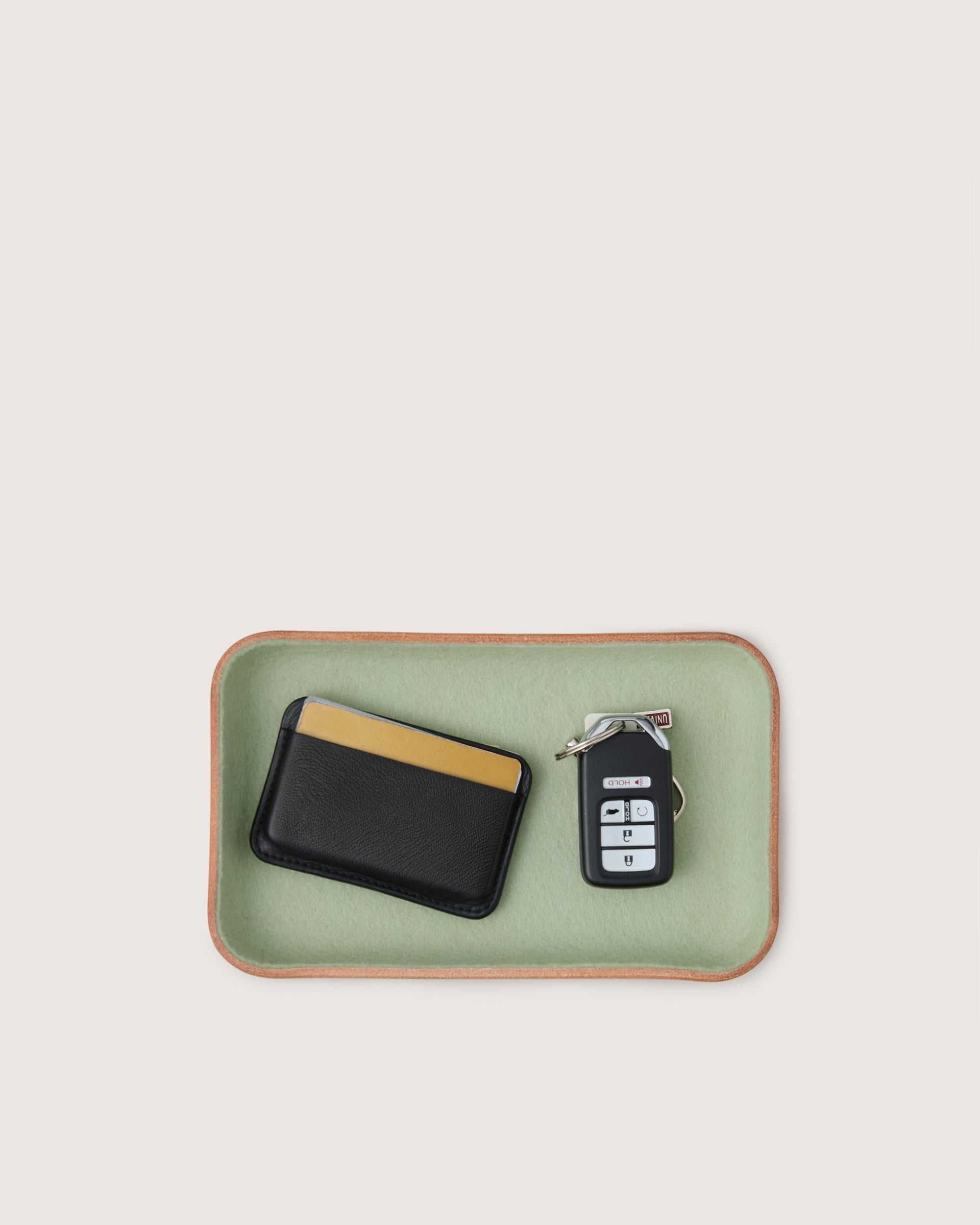 Kawabon Leather/Merino Wool Small Tray
