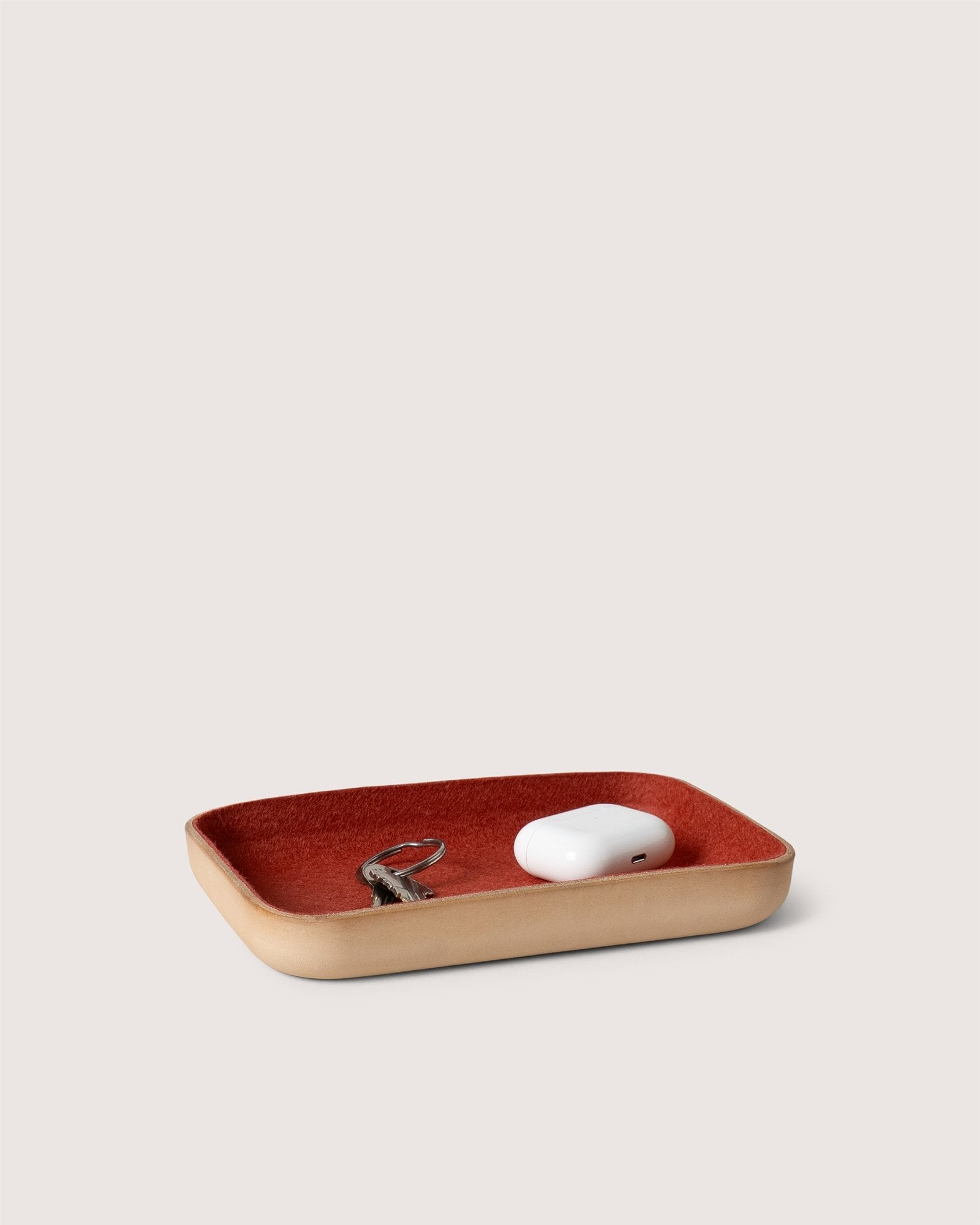 Kawabon Leather/Merino Wool Small Tray