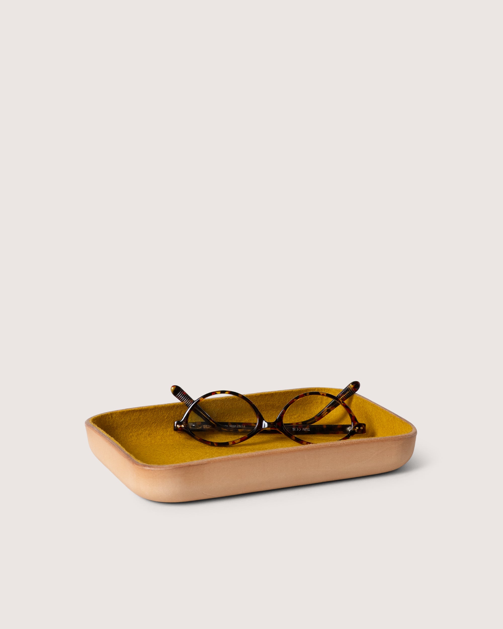 Kawabon Leather/Merino Wool Small Tray