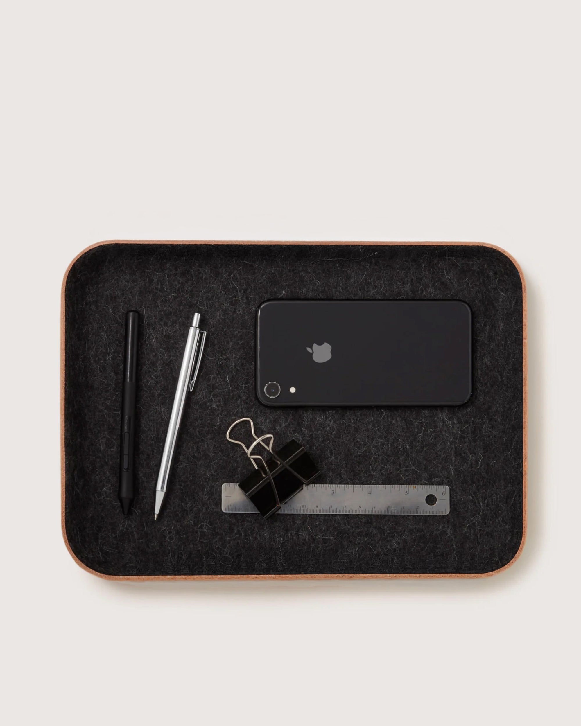 Kawabon Leather/Merino Wool Large Tray