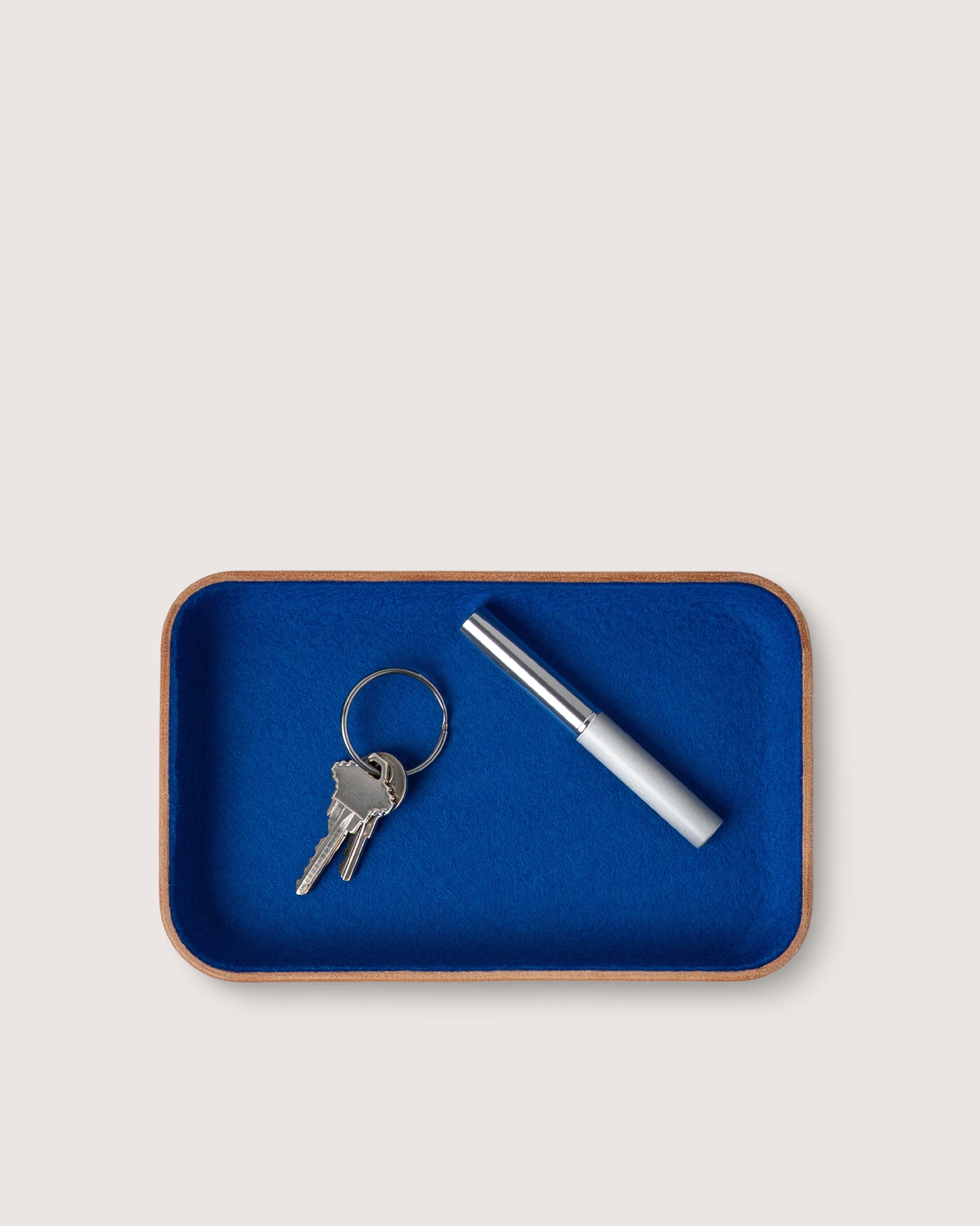 Kawabon Leather/Merino Wool Small Tray