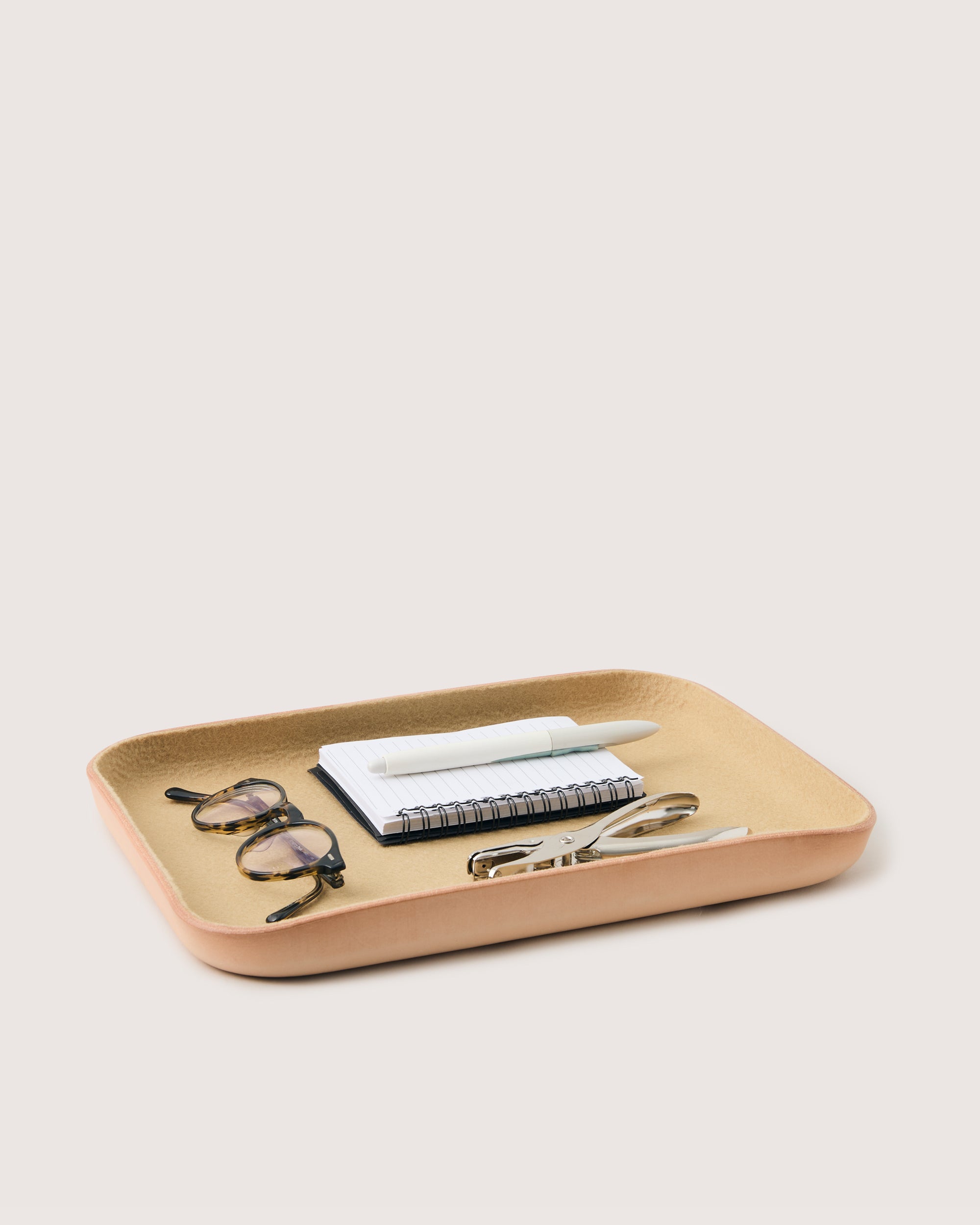 Kawabon Leather/Merino Wool Large Tray