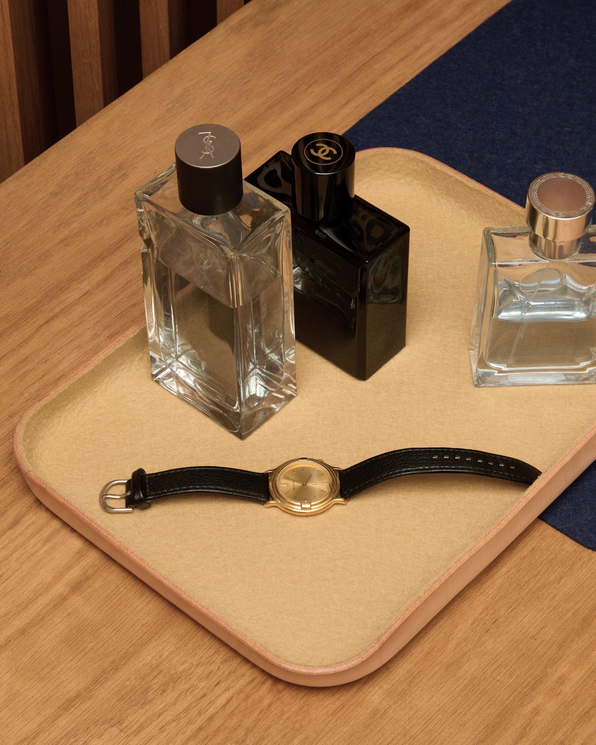 Kawabon Leather/Merino Wool Large Tray