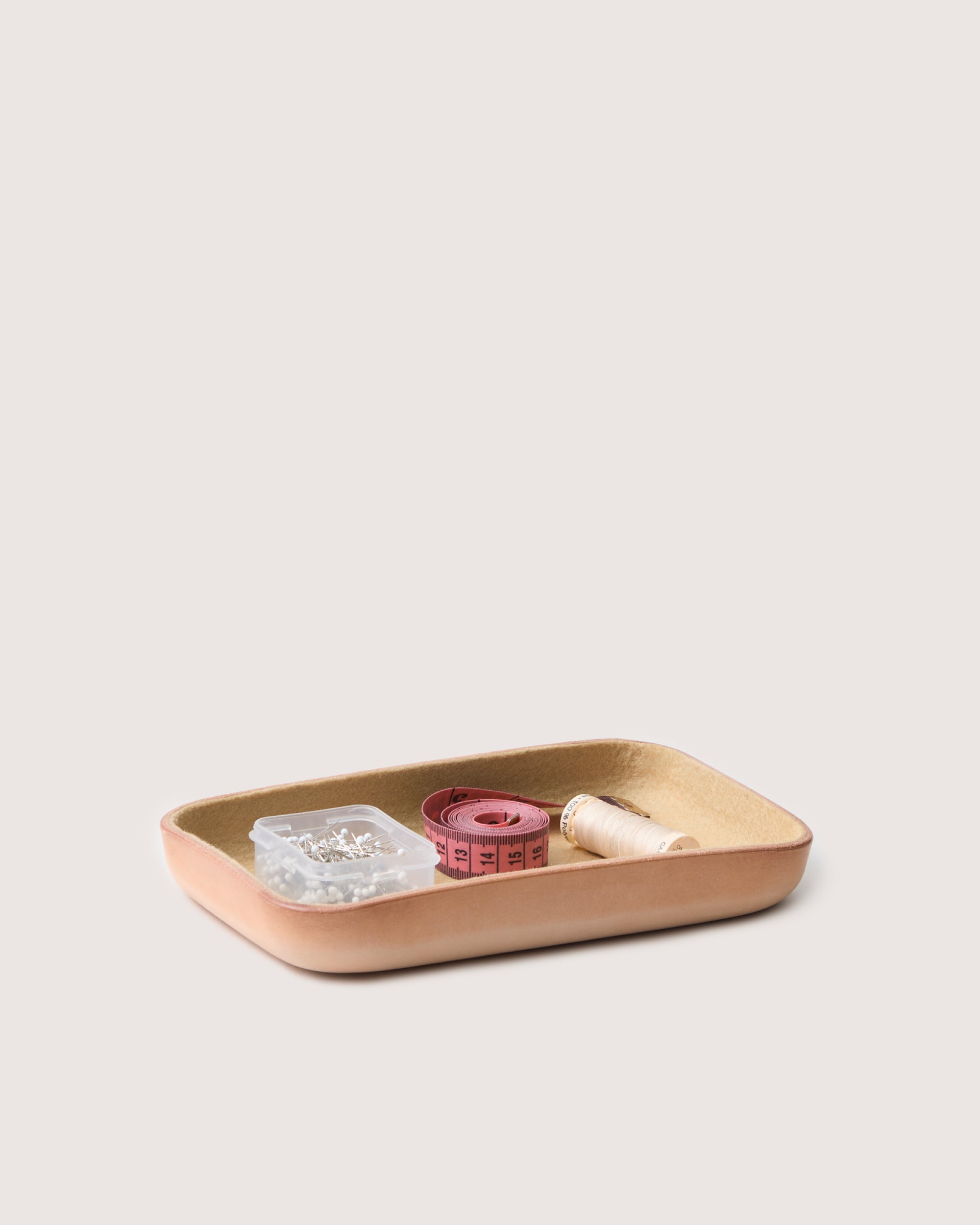 Kawabon Leather/Merino Wool Small Tray