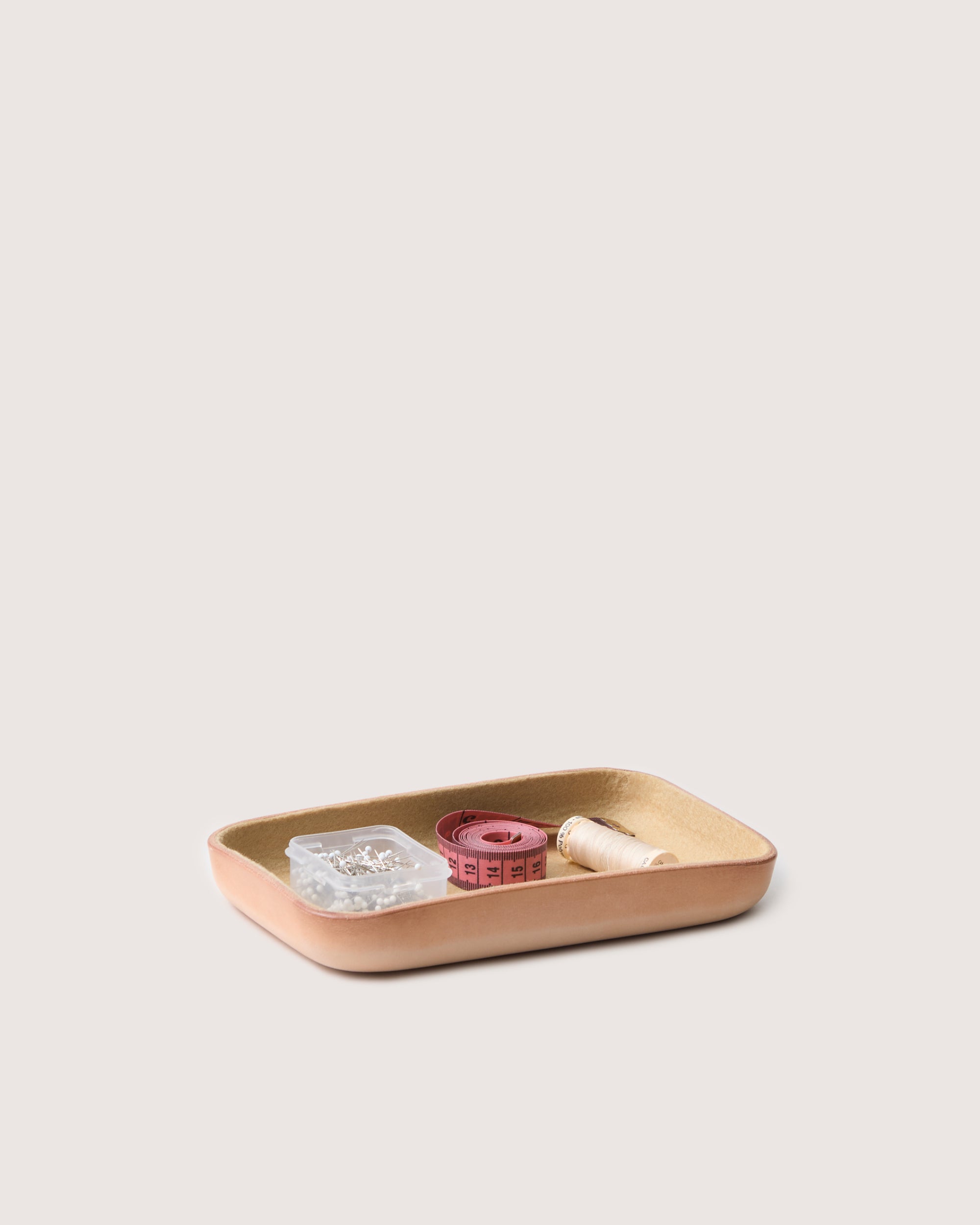 Kawabon Leather/Merino Wool Small Tray