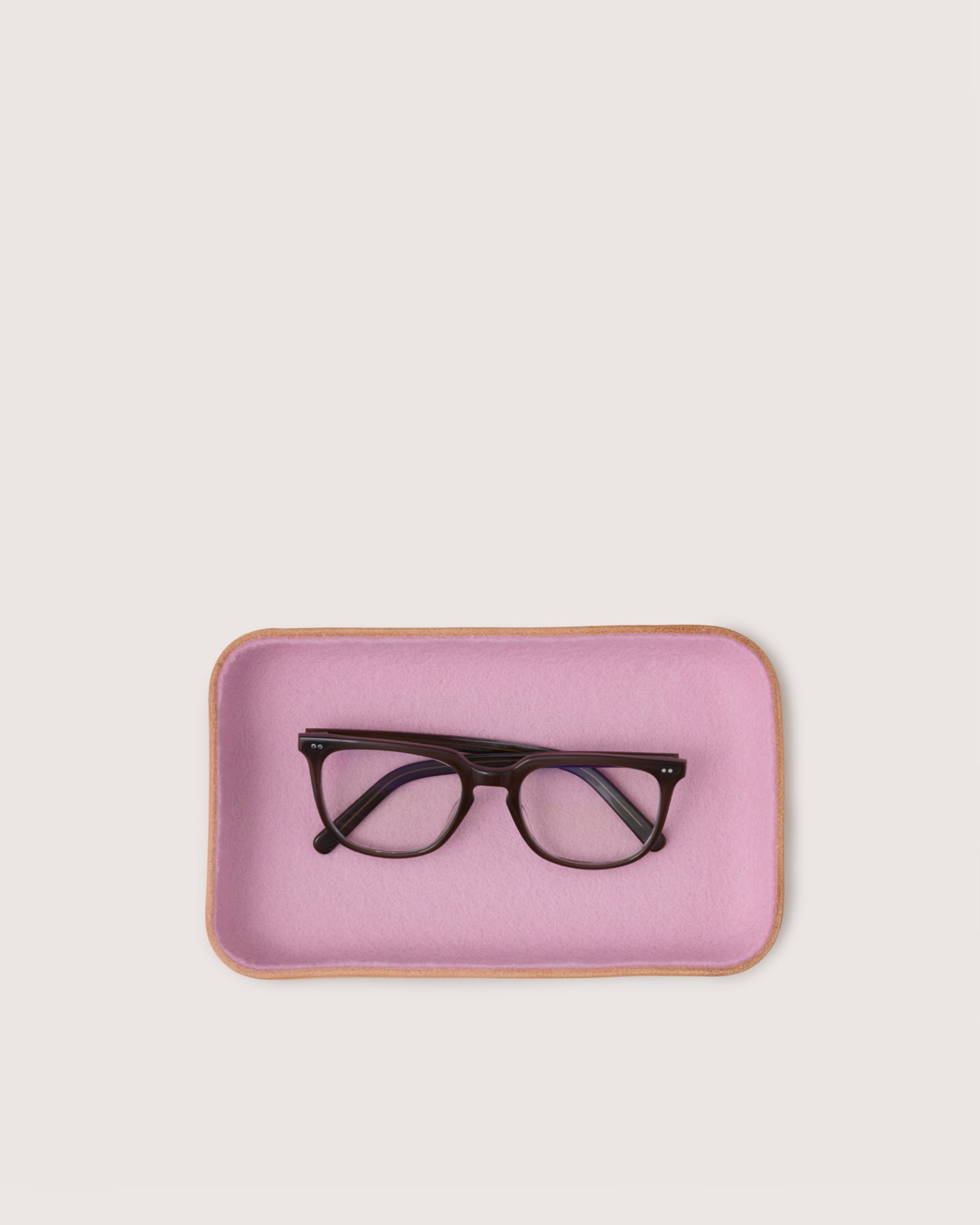 Kawabon Leather/Merino Wool Small Tray
