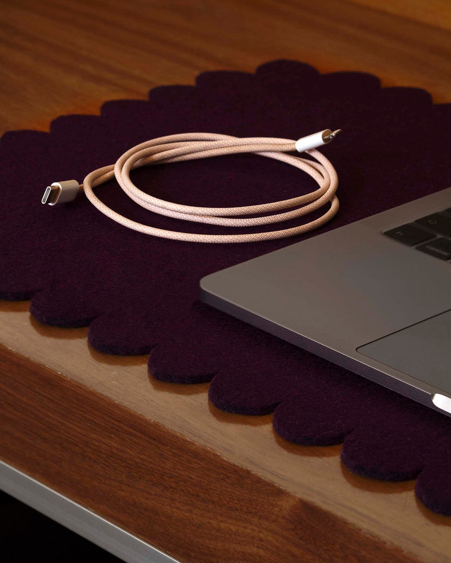 Crest Merino Wool Medium Desk Pad