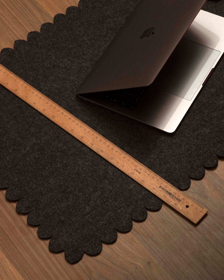 Crest Edge Merino Wool Large Desk Pad