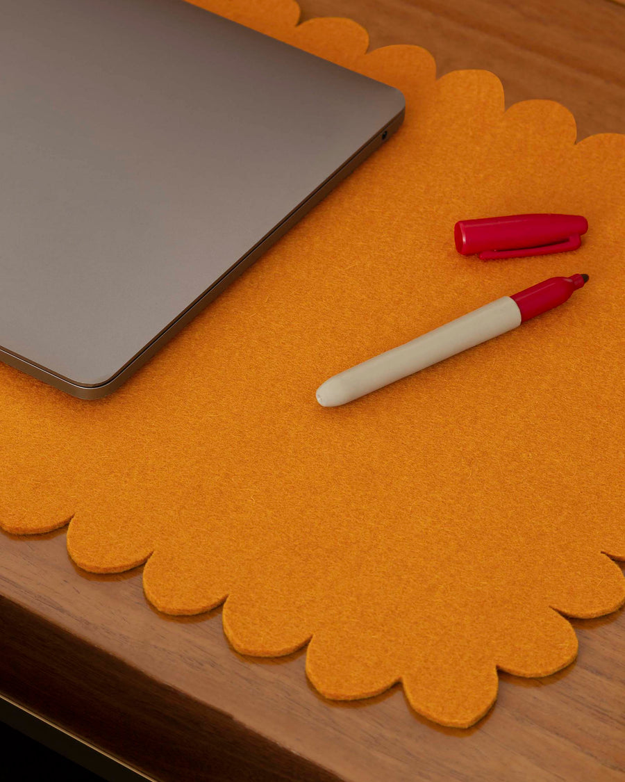 Crest Merino Wool Medium Desk Pad