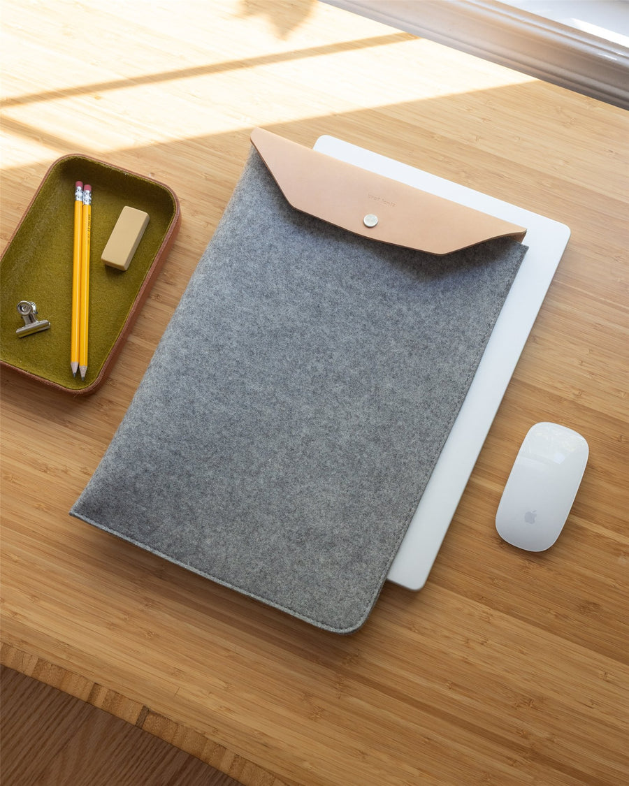 Merino Wool 16" Laptop Computer Sleeve